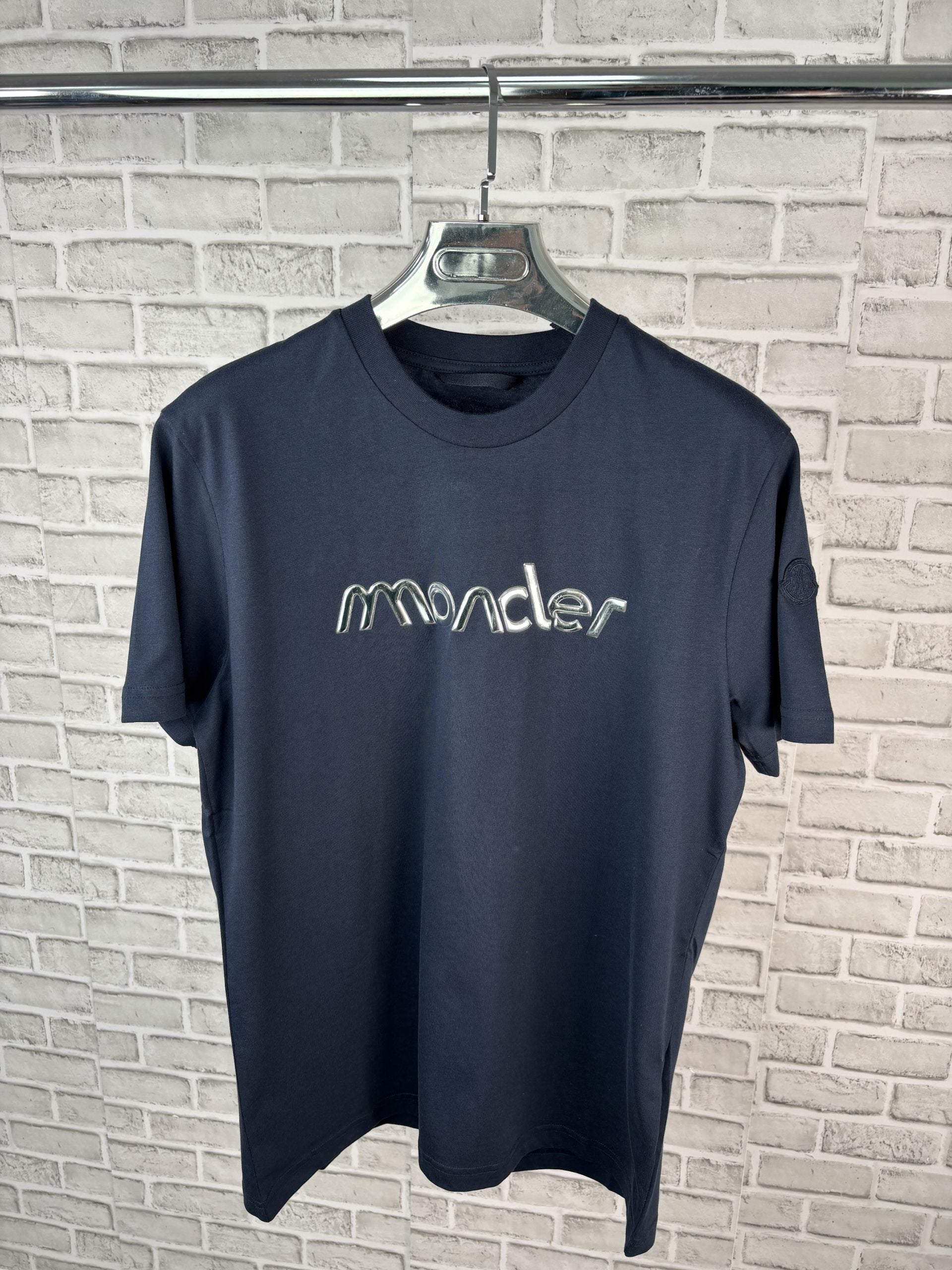 CLER EMBELLISHED LOGO TEE NAVY image 0