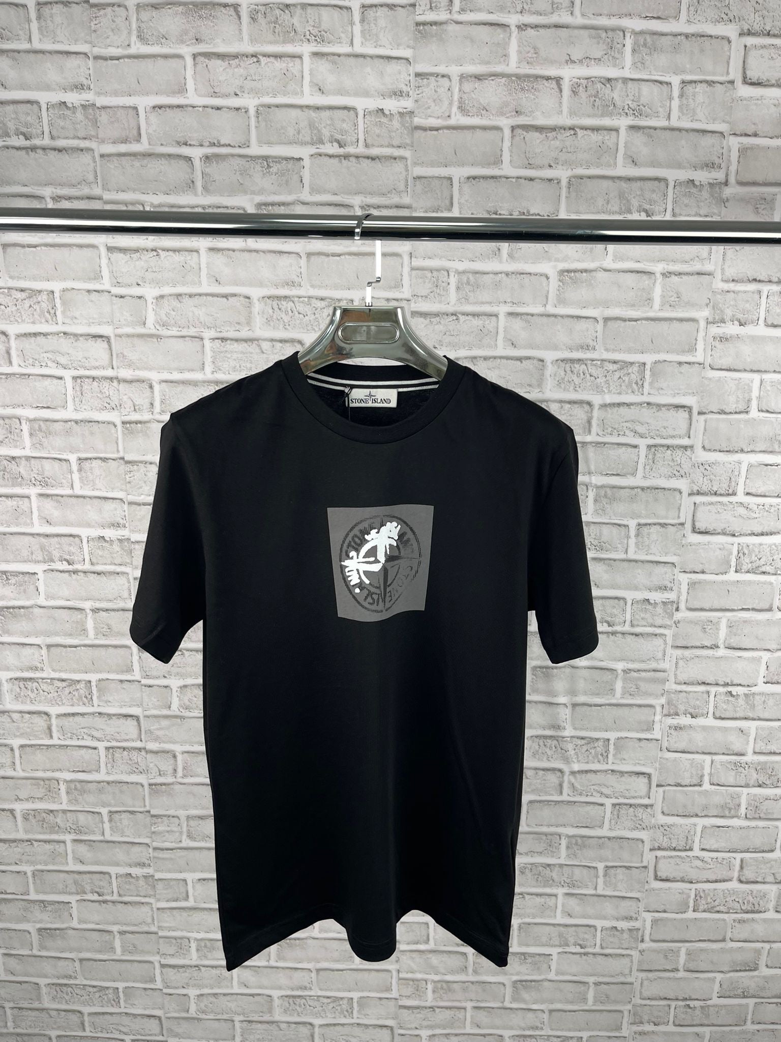 STONE TEE BLACK - S image