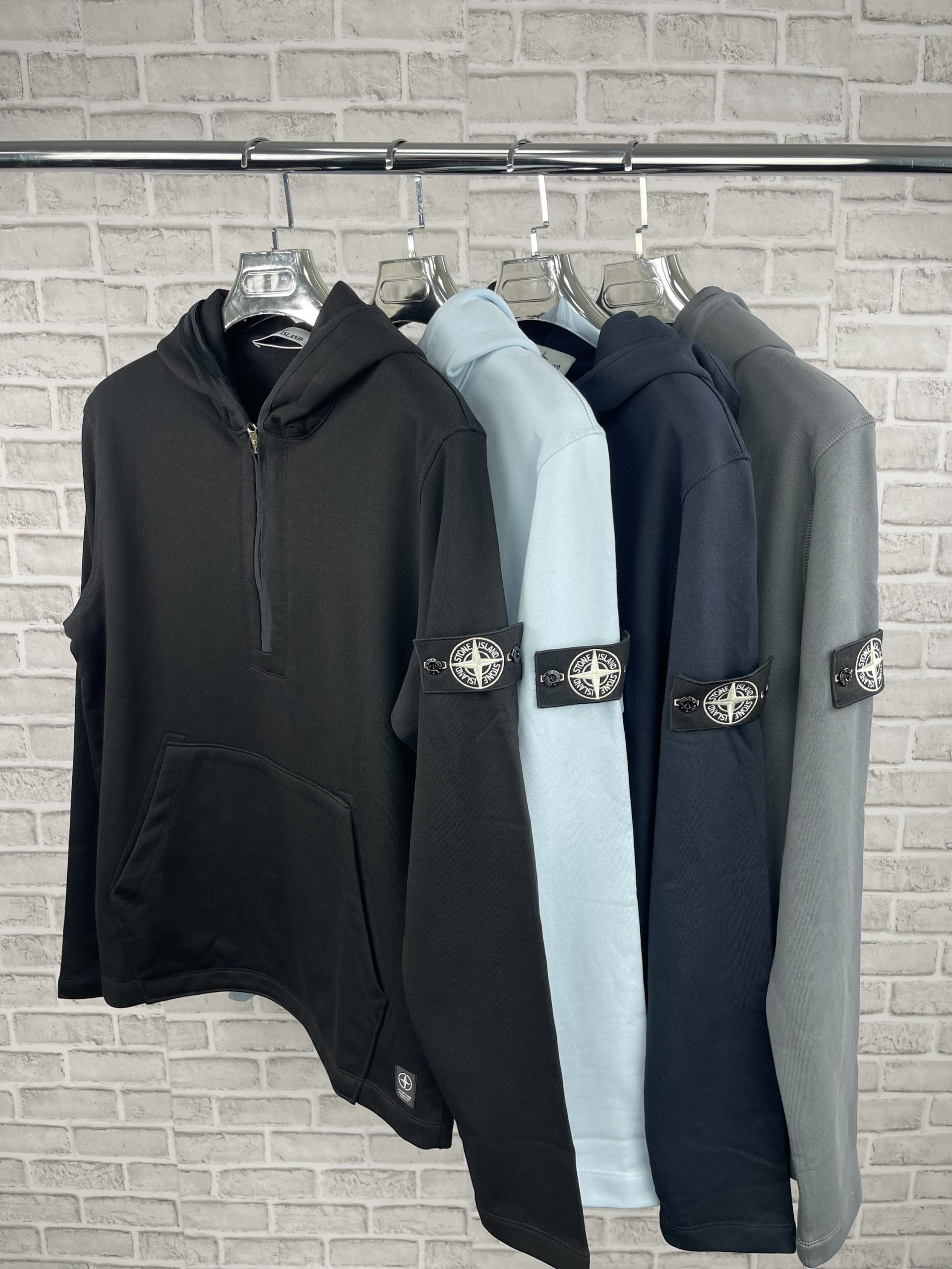 Stone 1/4 Zip Hoodie image 0