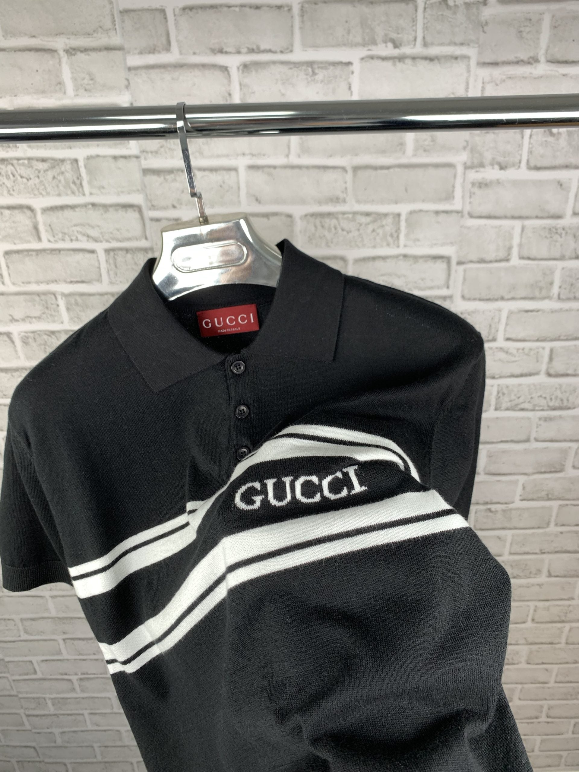 GC KNITTED POLO BLACK image 1