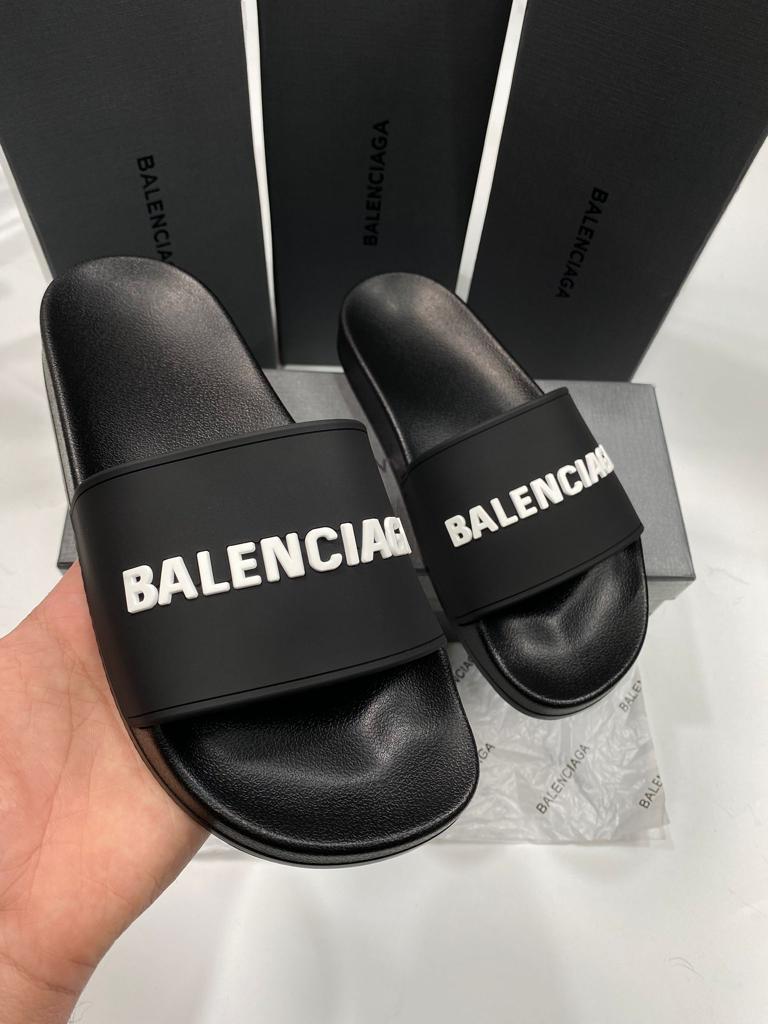 BLACK WHITE CIAGA SLIDE image 1