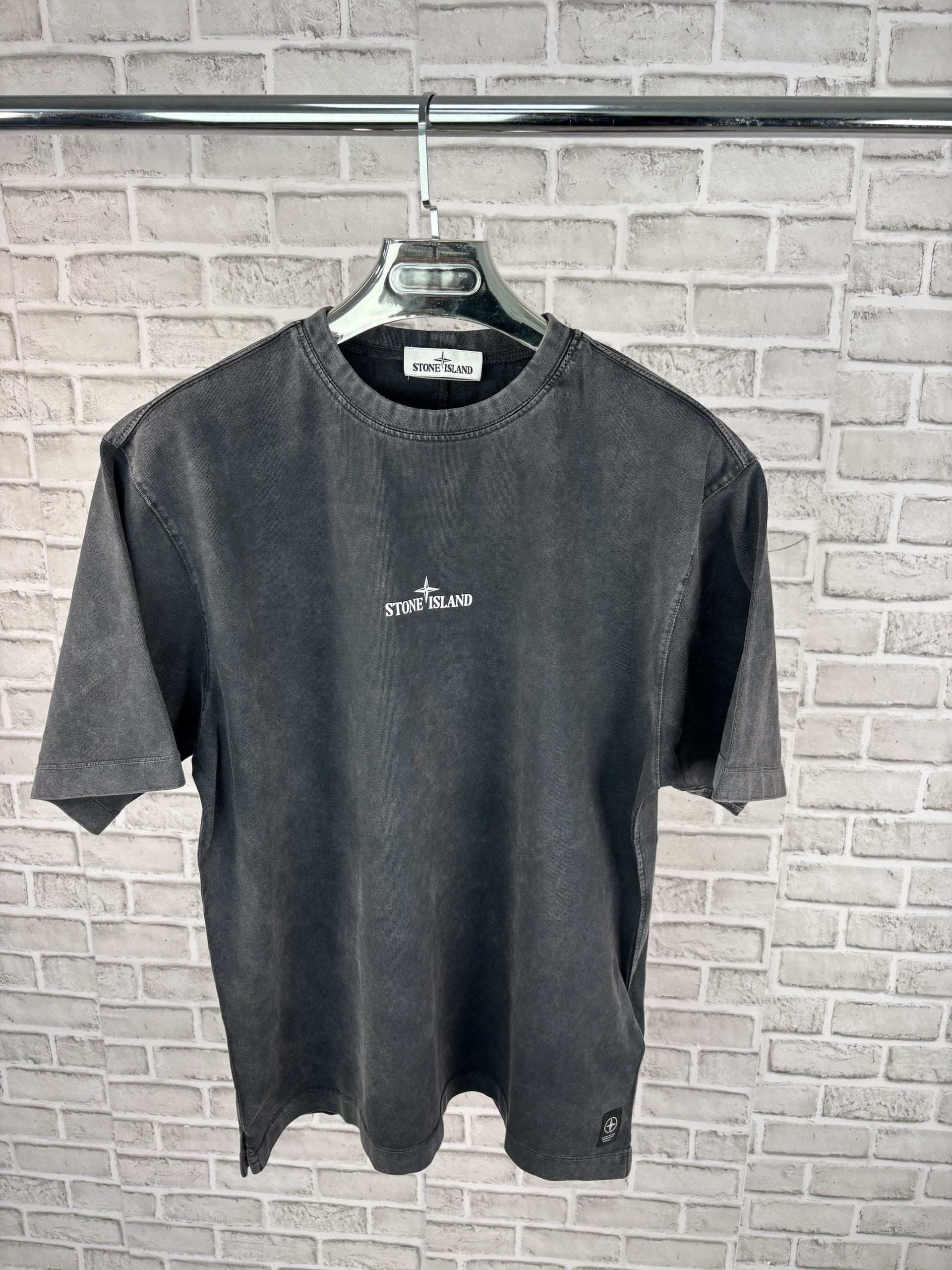 STONI ORGANIC TEE CHARCOAL image 0