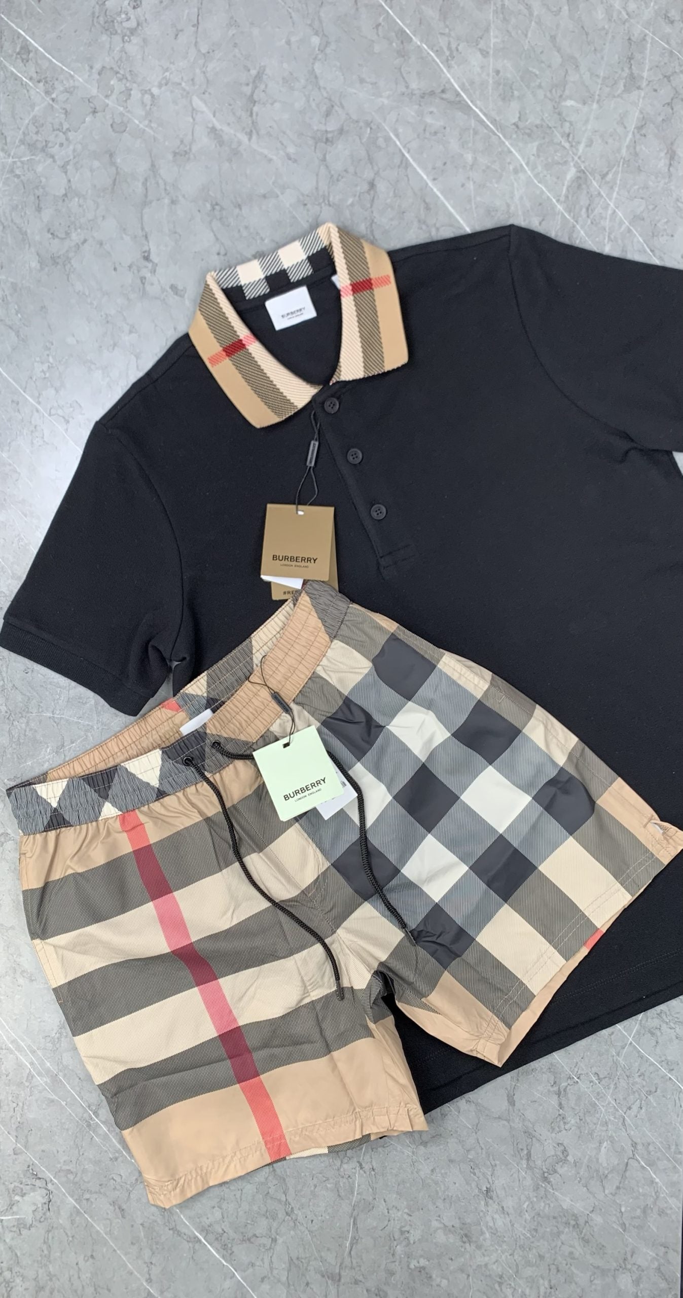 BB SET BEIGE BLACK - S image