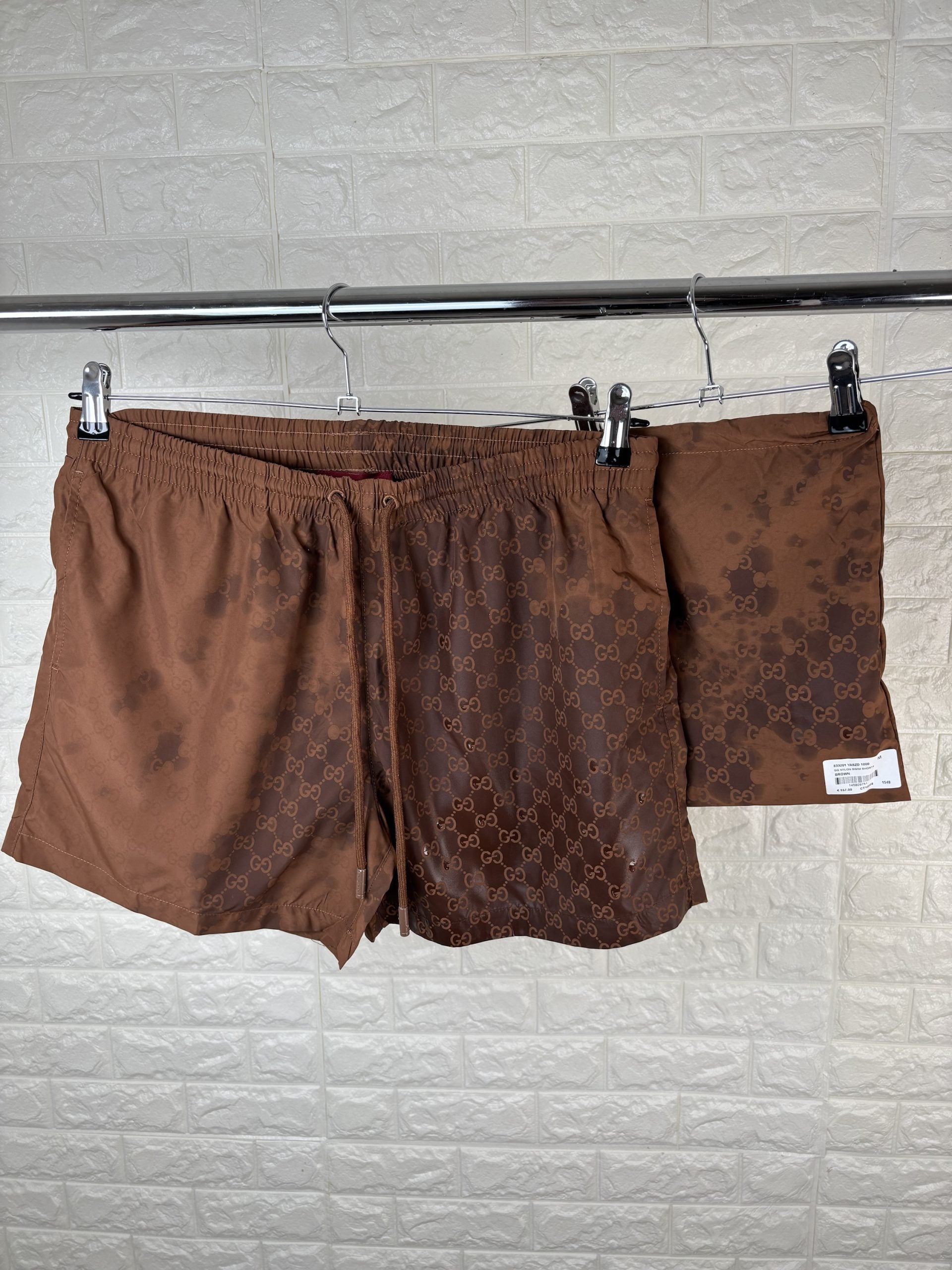 GC reflective water shorts brown image 0