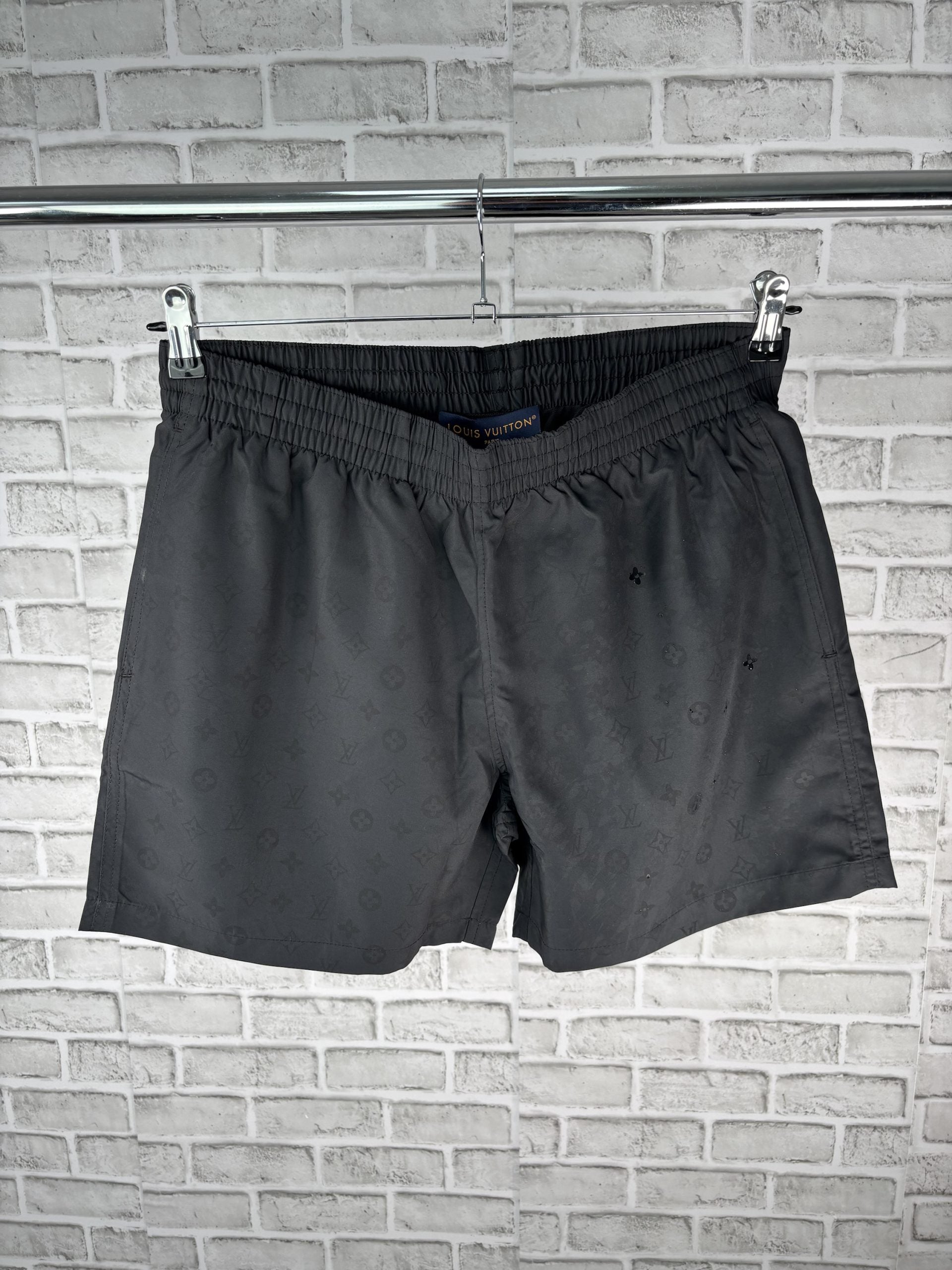 Lv water reflective shorts black image 0