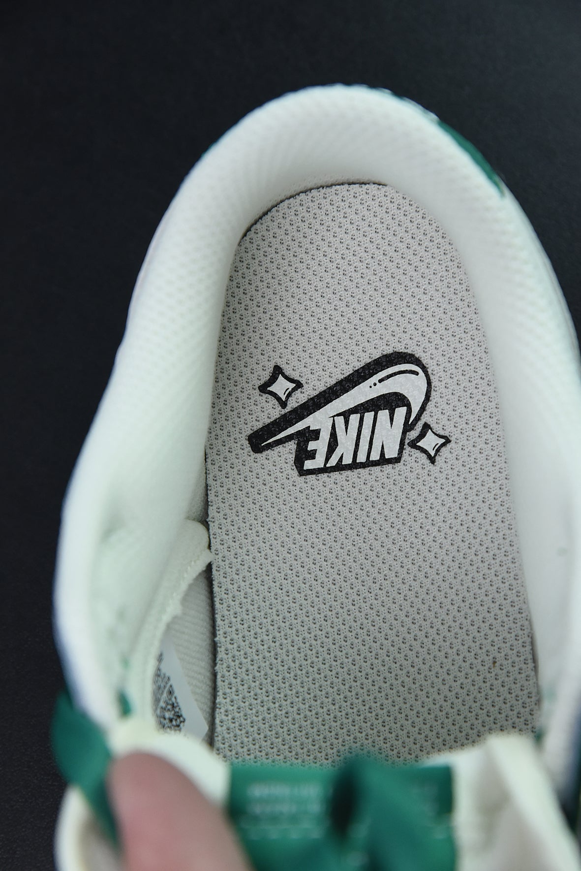 DUNK LOW GREEN/WHITE image 3