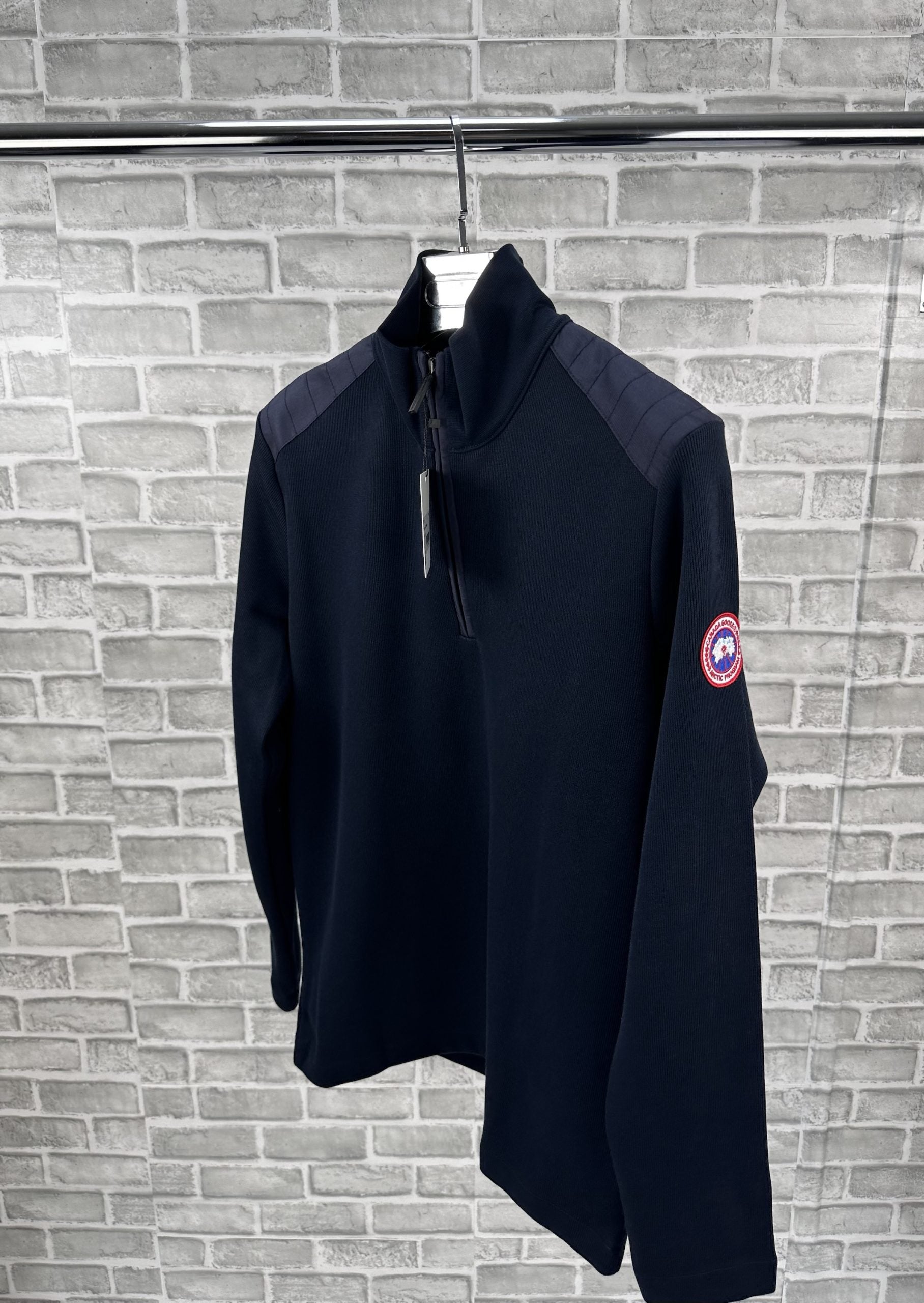 Goose 1/4 Zip Navy image 3