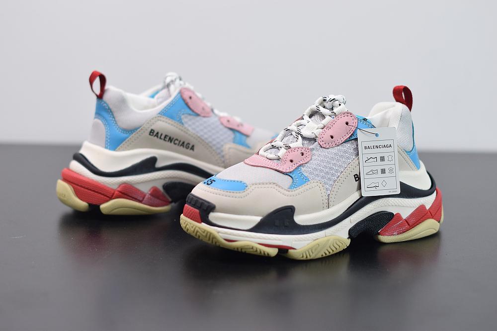 TRIPLE WHITE PINK/BLUE image 5