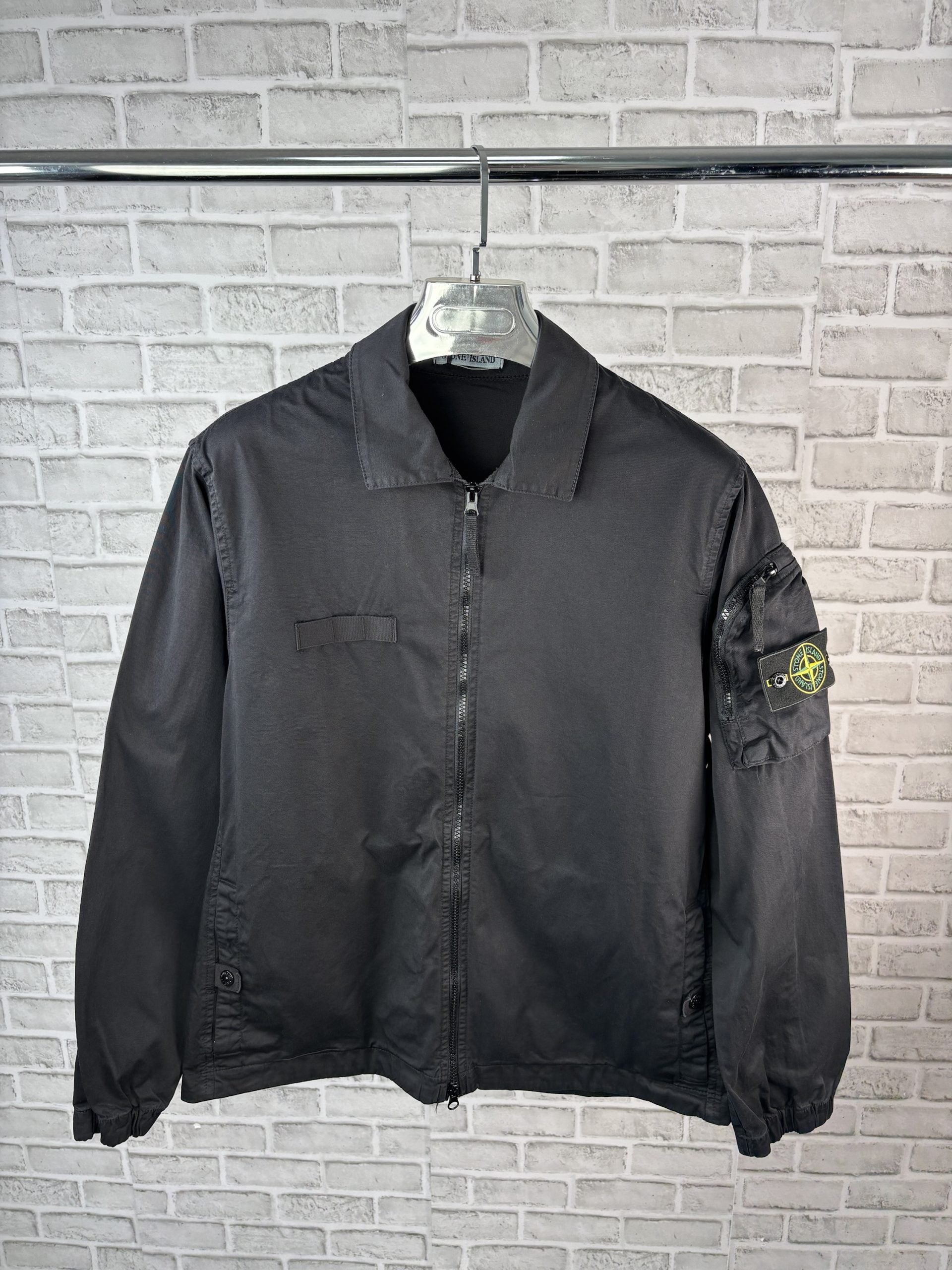 STONE OVERSHIRT BLACK - S image