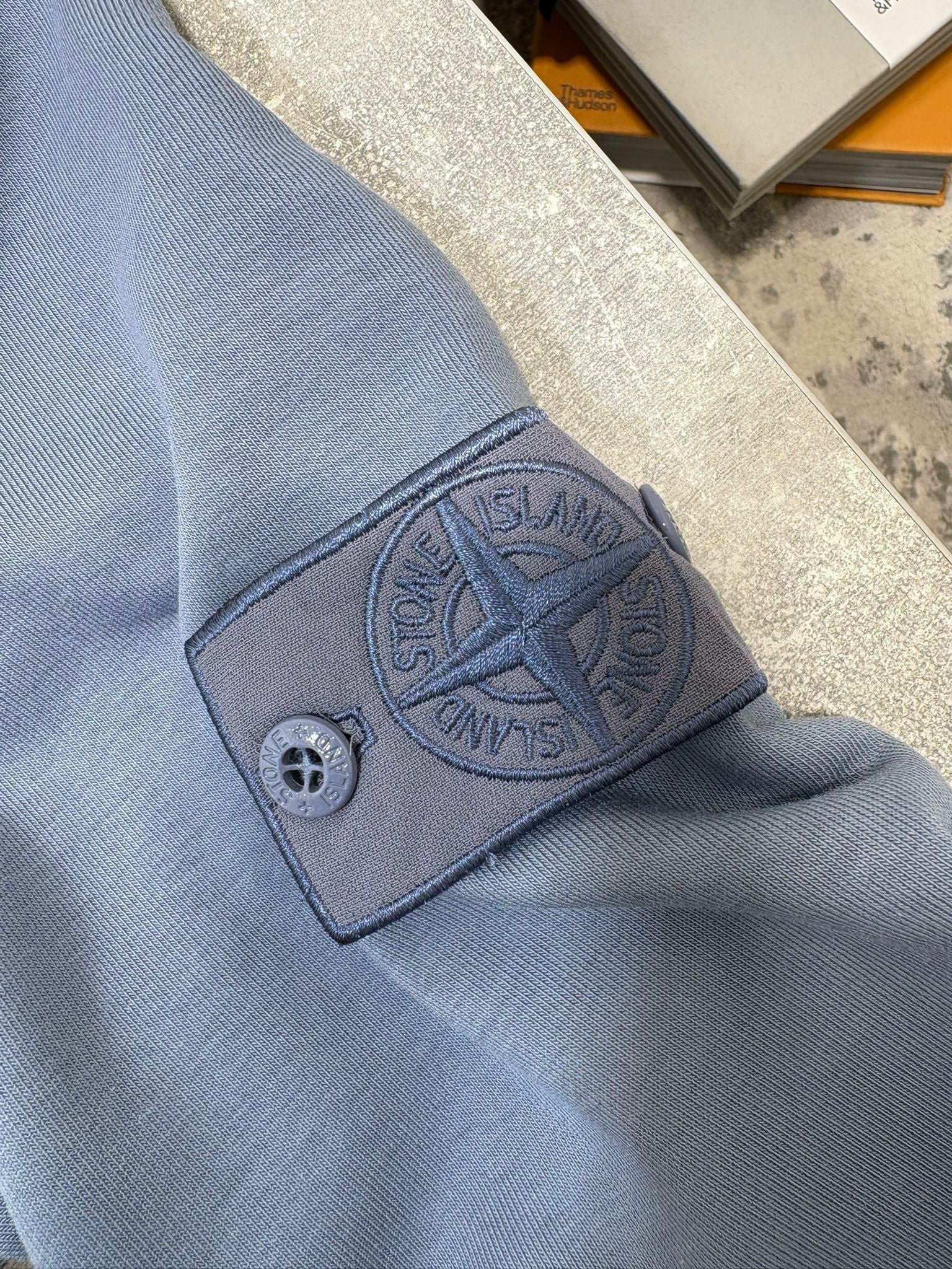 Stone Hoodie Blue image 1