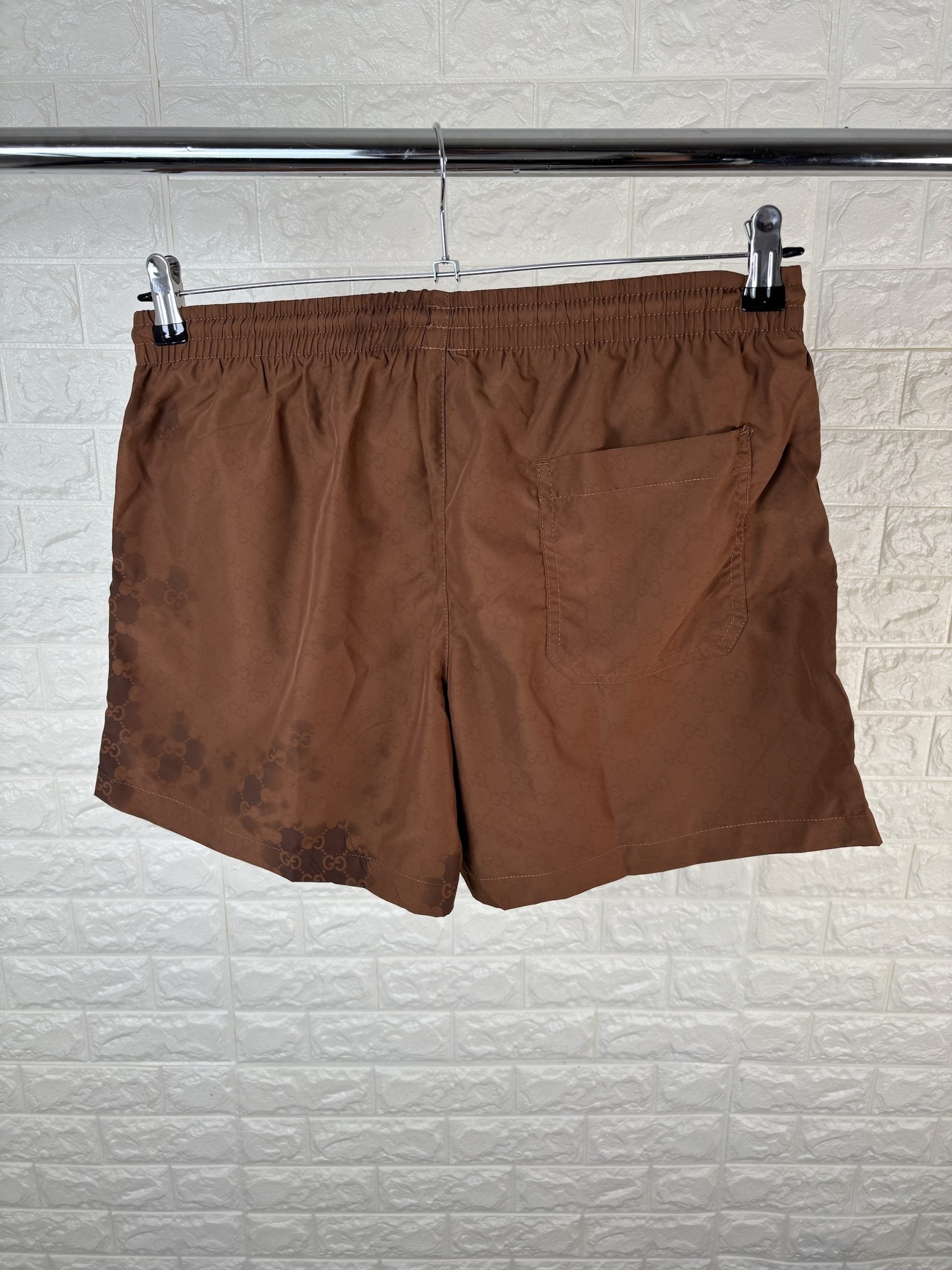 GC reflective water shorts brown image 1