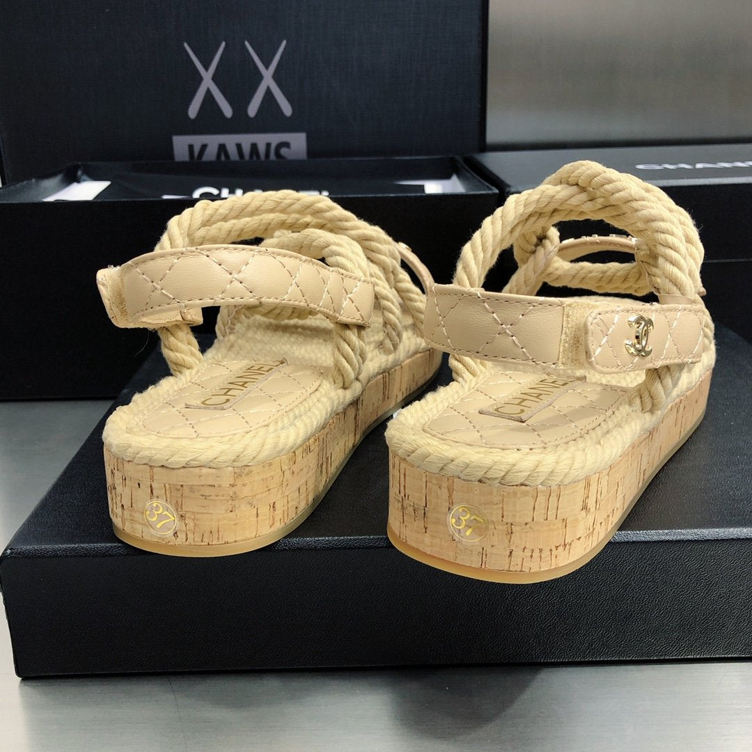 CHNL CORD SANDAL image 5