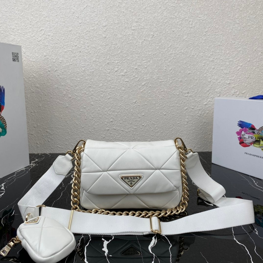 PDA WHITE SHOULDER BAG image 0