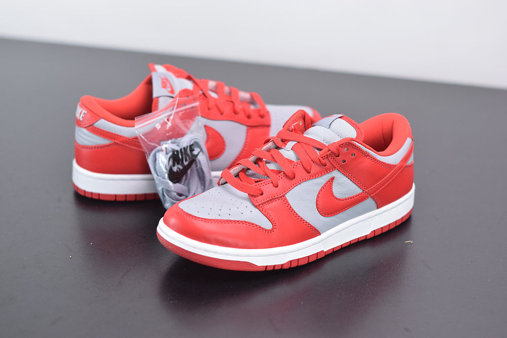 DUNK LOW RED/GREY image 6