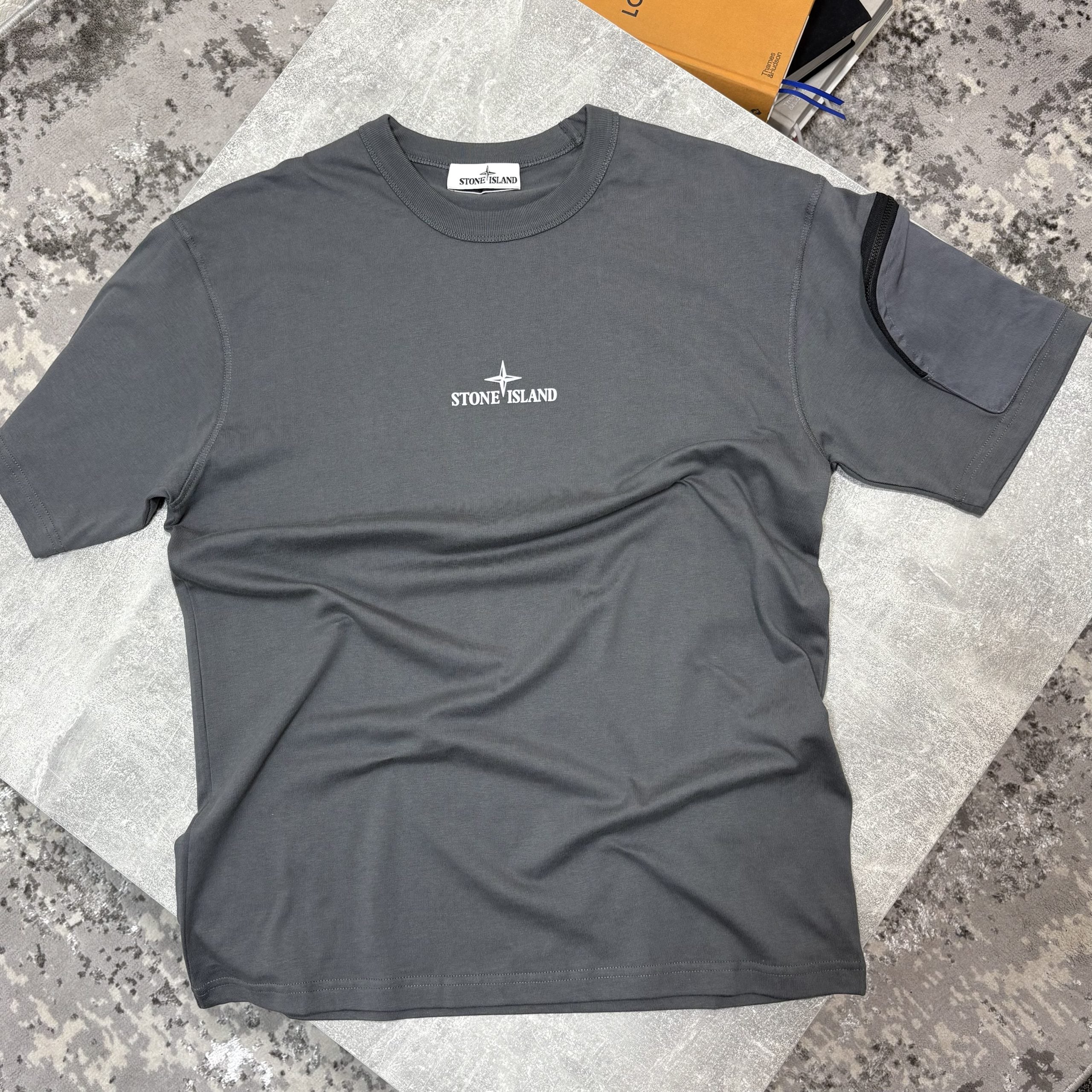 Stone Tshirt Grey - S image