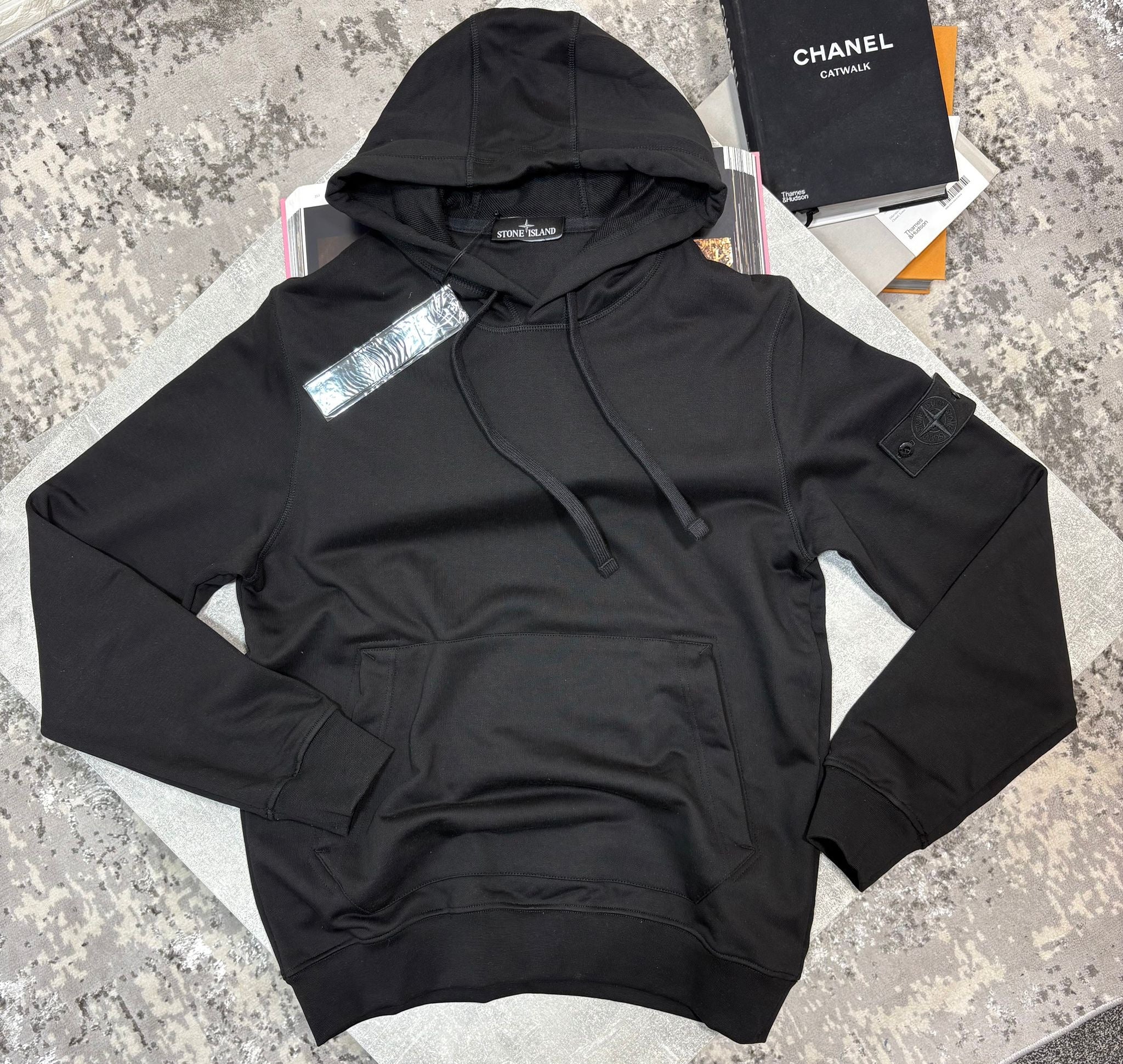 Stone Hoodie Black image 0