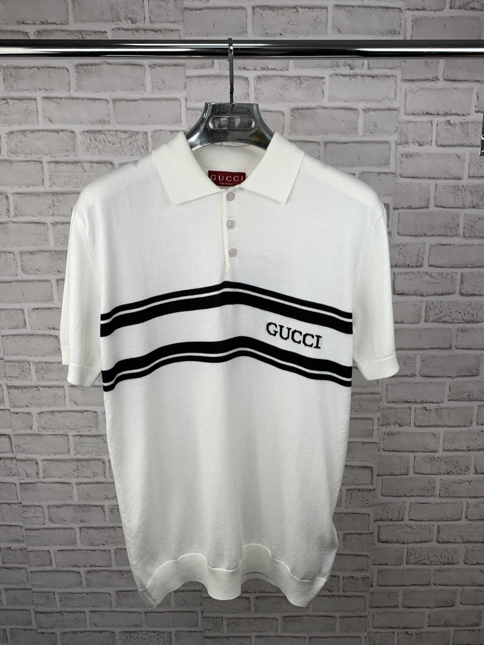 GC KNITTED POLO WHITE image 0