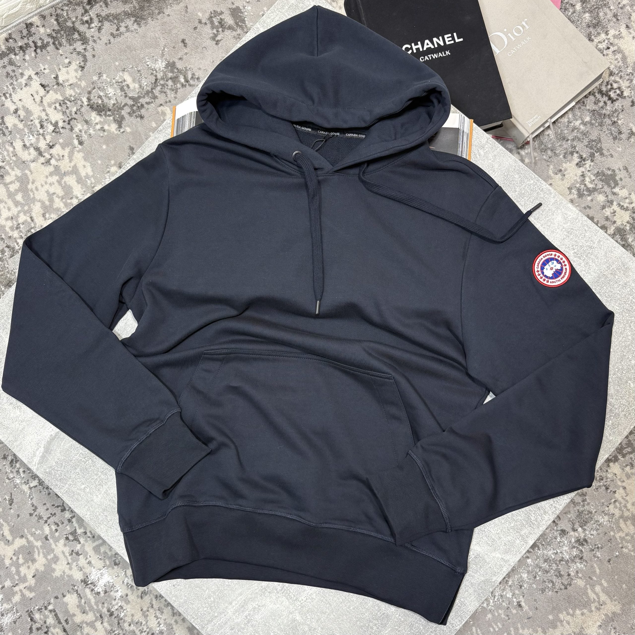 Goose hoodie navy image 0