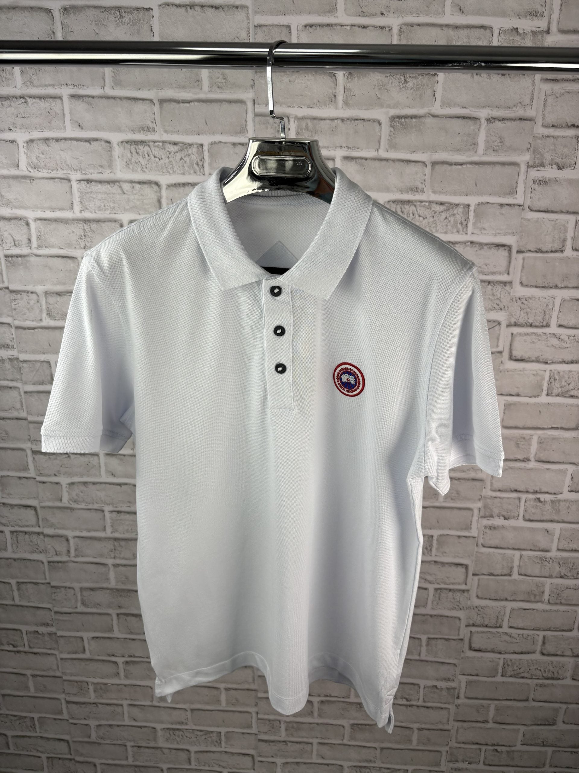 GOOSE TEE POLO WHITE image 0