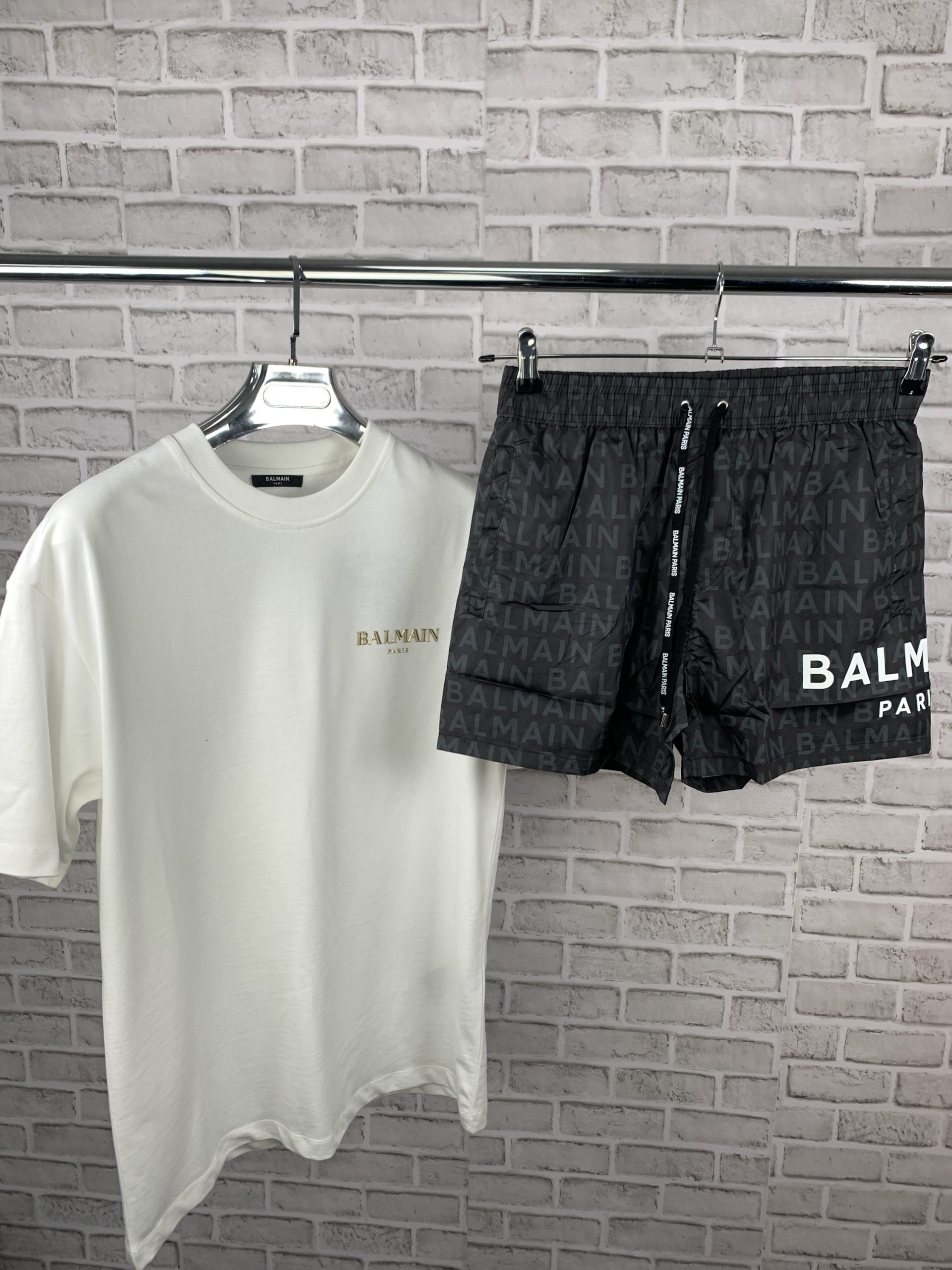 BMAN WHITE BLACK SET - S image