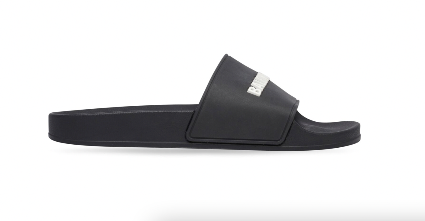 BLACK WHITE CIAGA SLIDE image 0