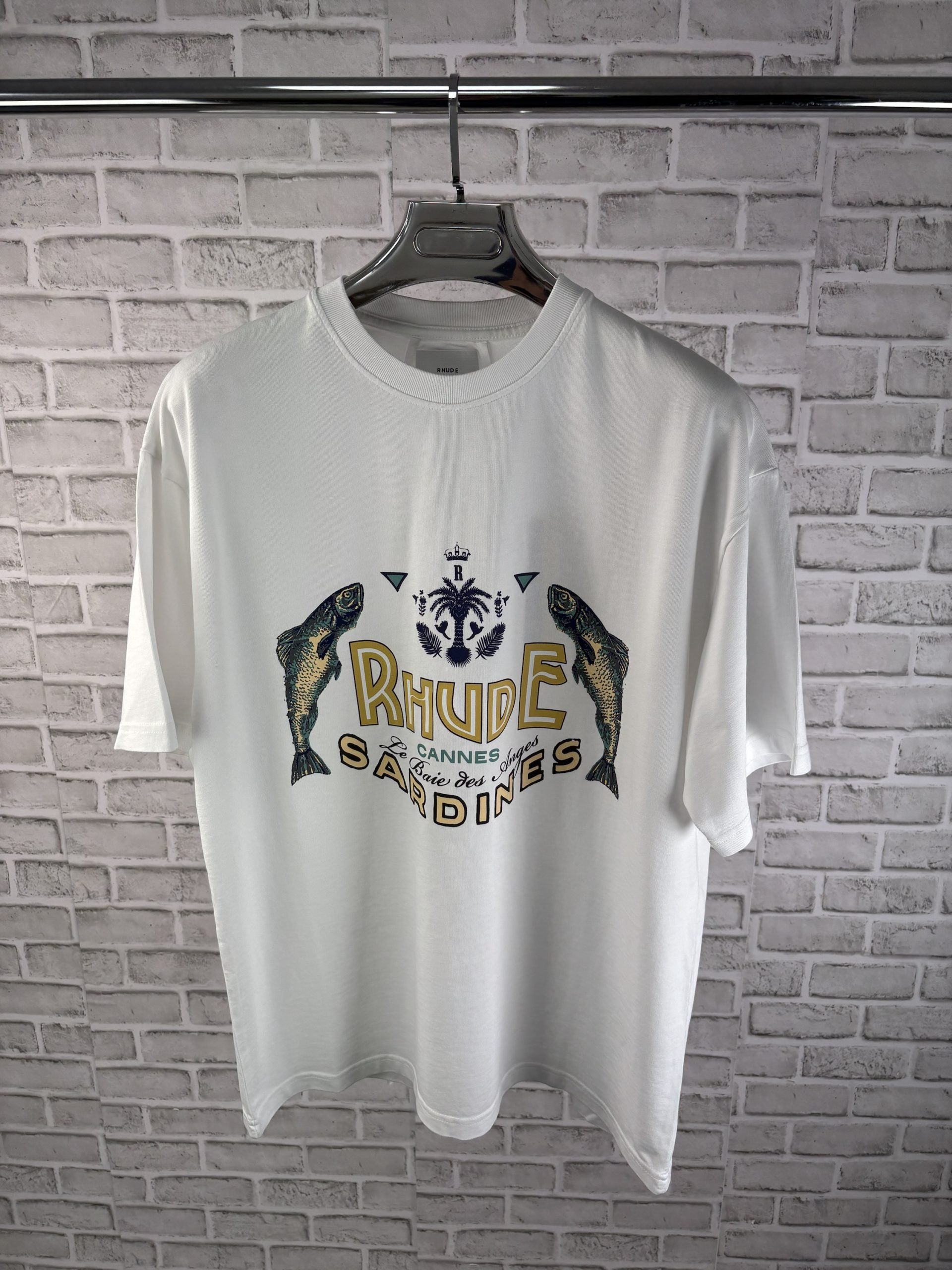 HUDE WHITE TEE - S image