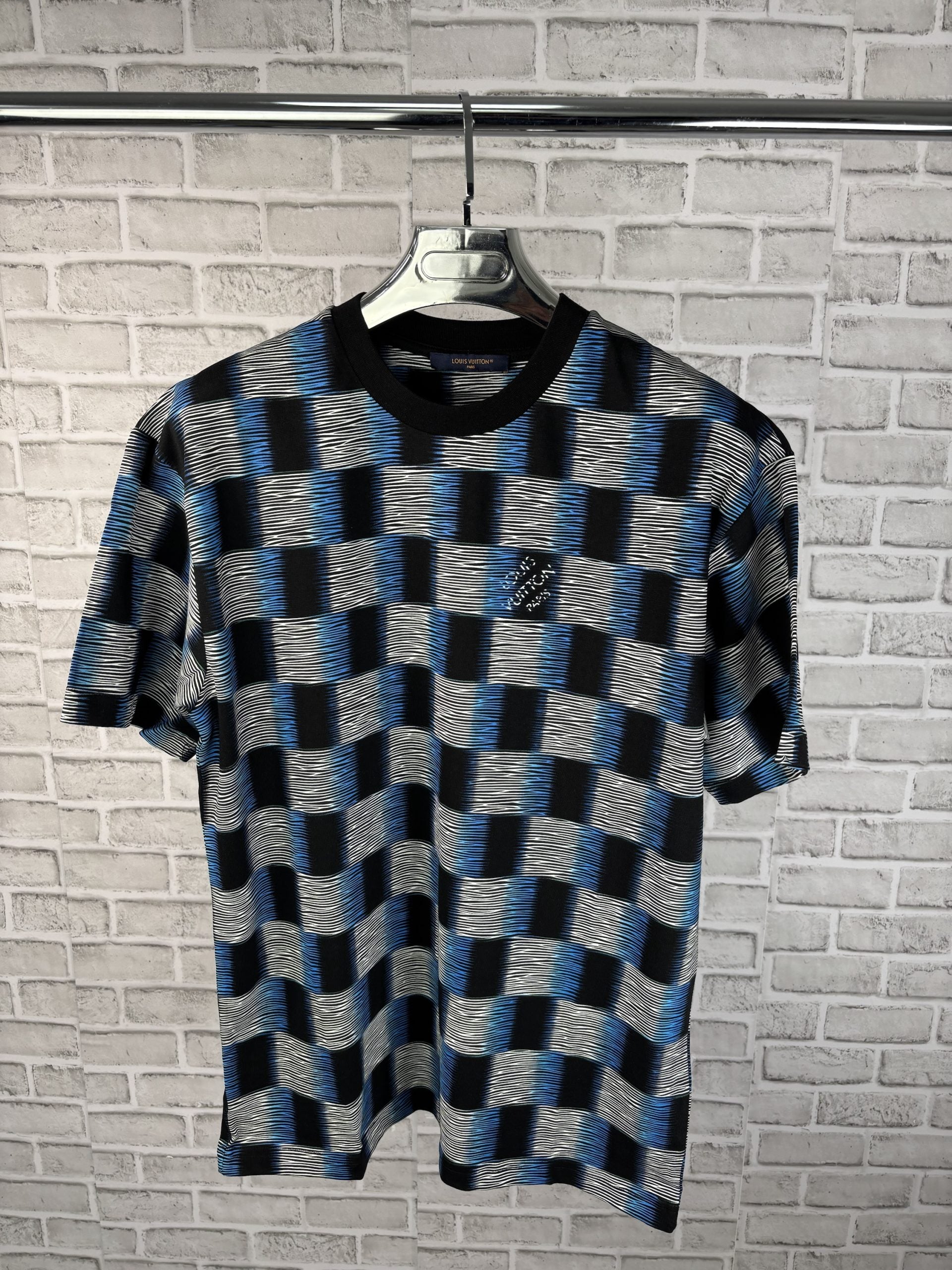 Lv Cotton Damier Monogram blue image 0