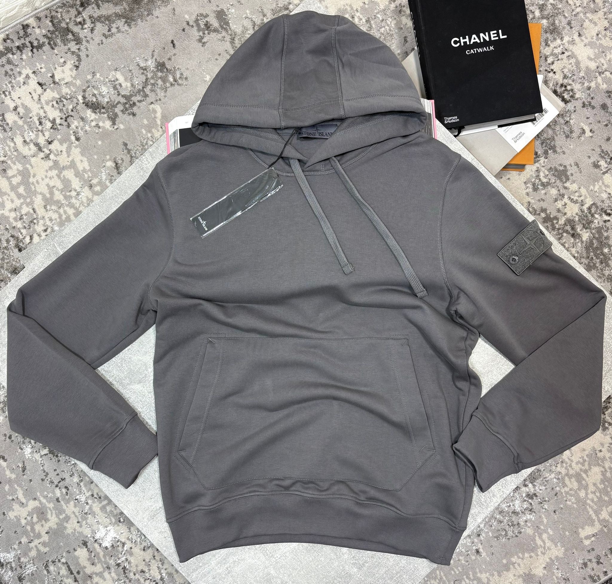 Stone hoodie charcoal image 0