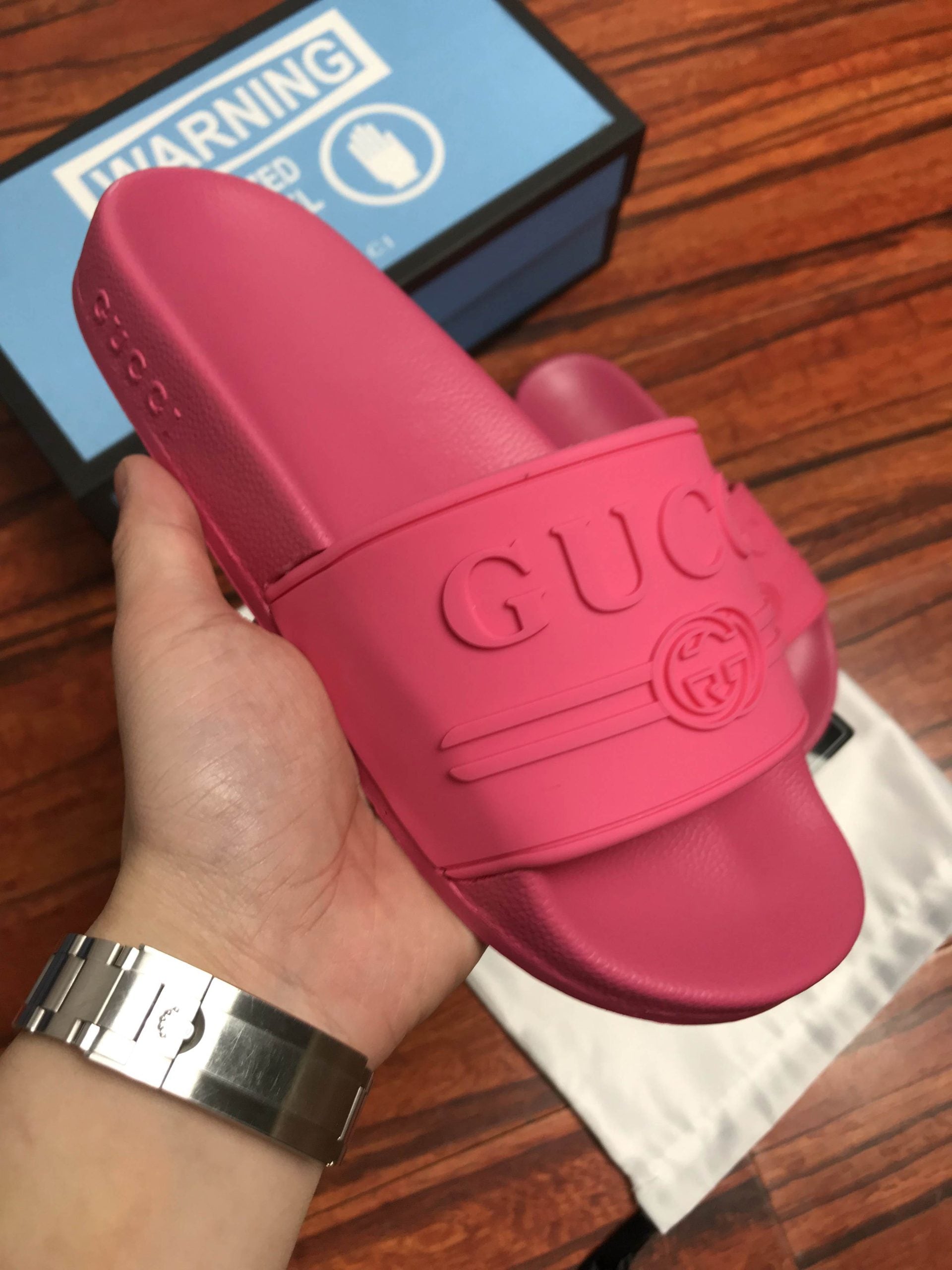 PINK RUBBER SLIDER image 4
