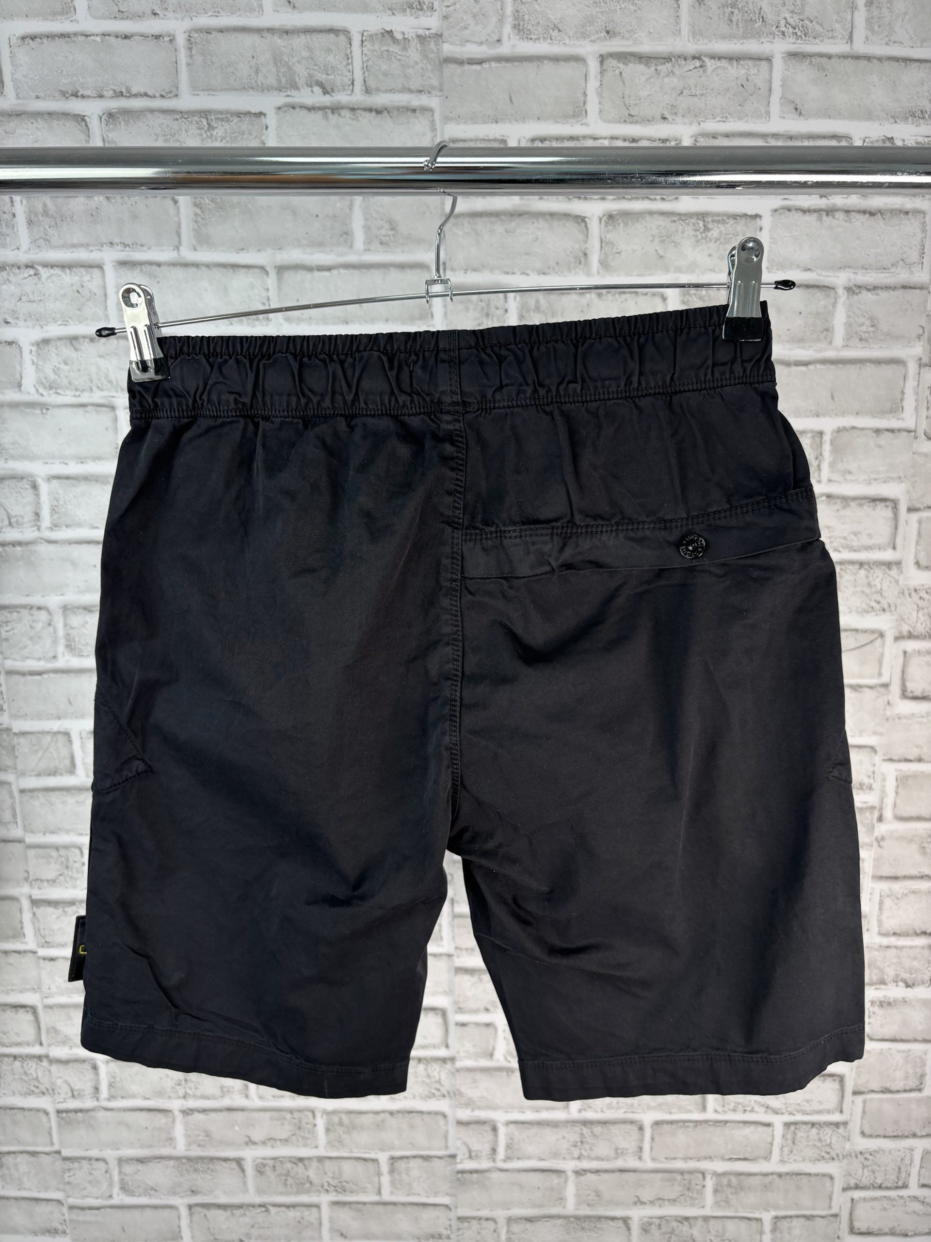 STONE CARGO SHORTS BLACK image 1