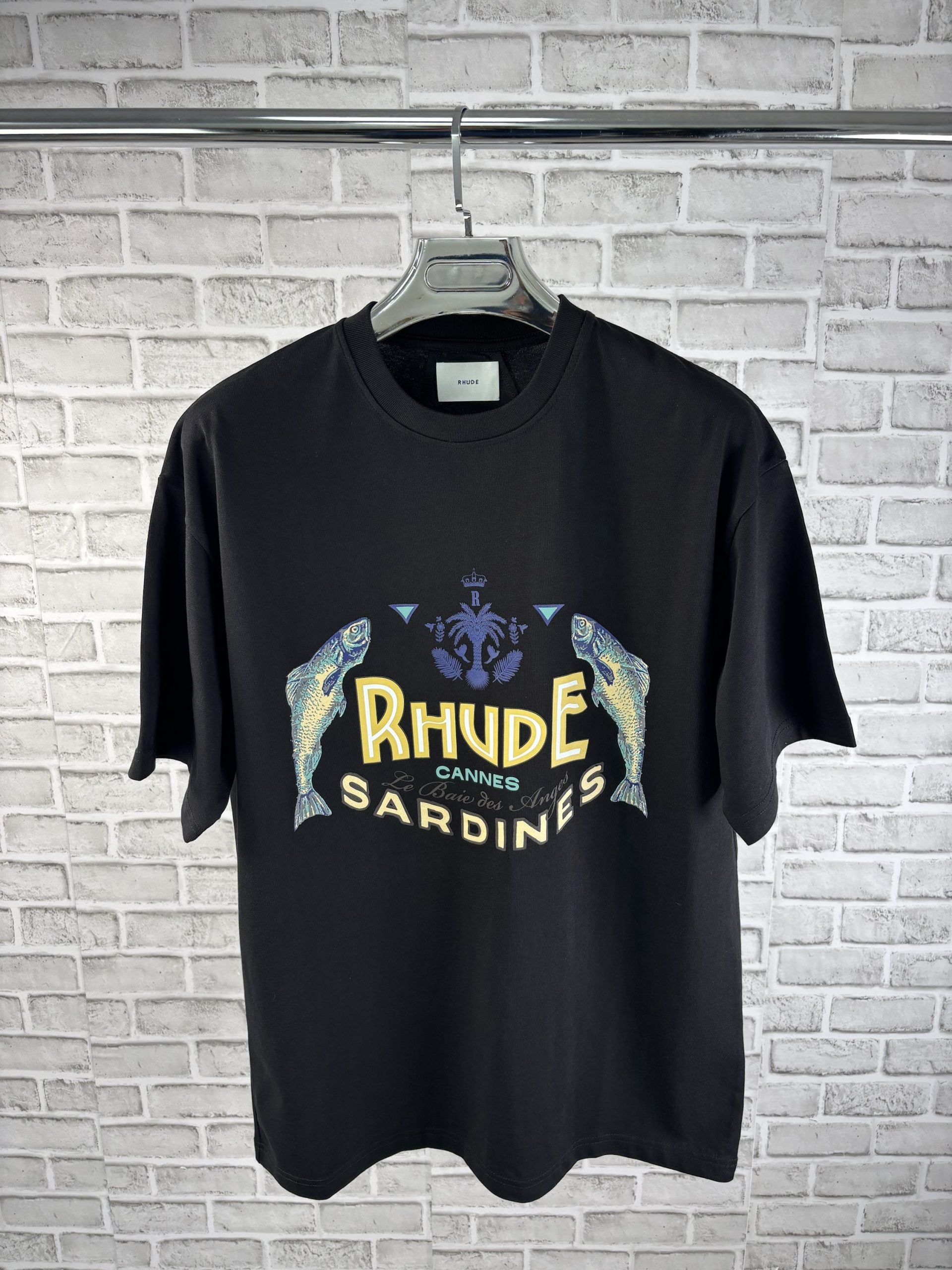 HUDE BLACK TEE image 0