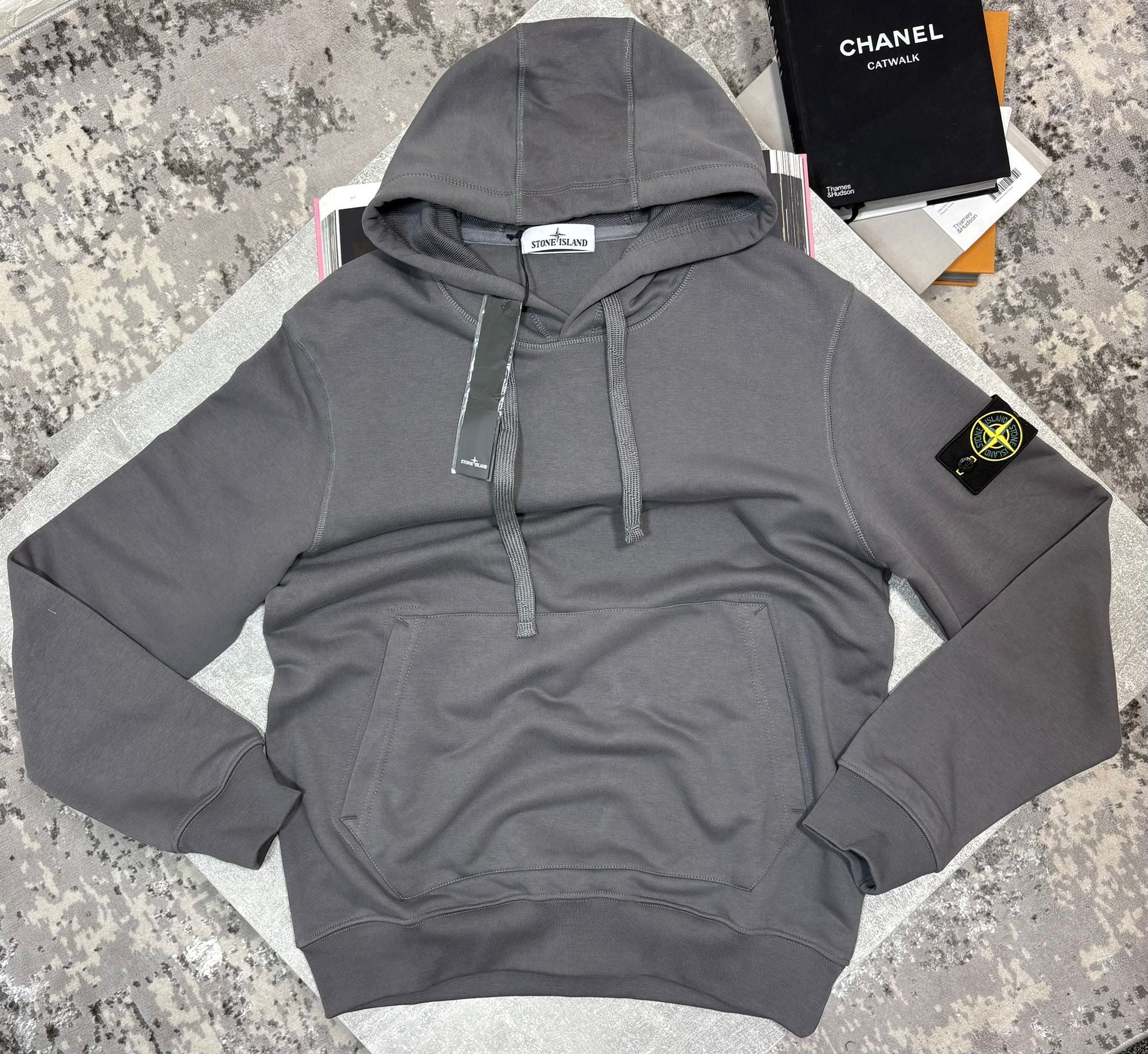 Stone hoodie Charcoal - S image