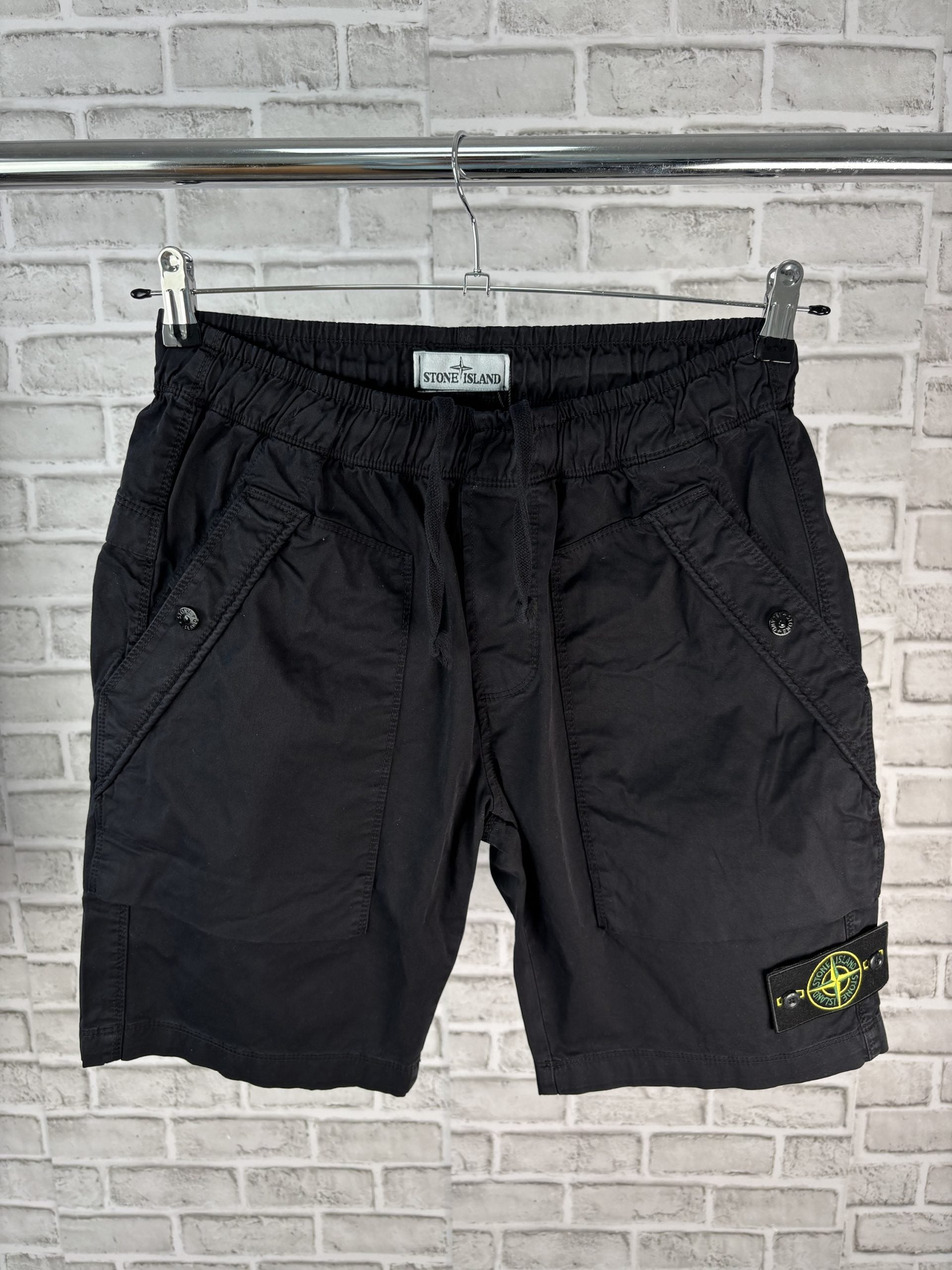 STONE CARGO SHORTS BLACK image 0