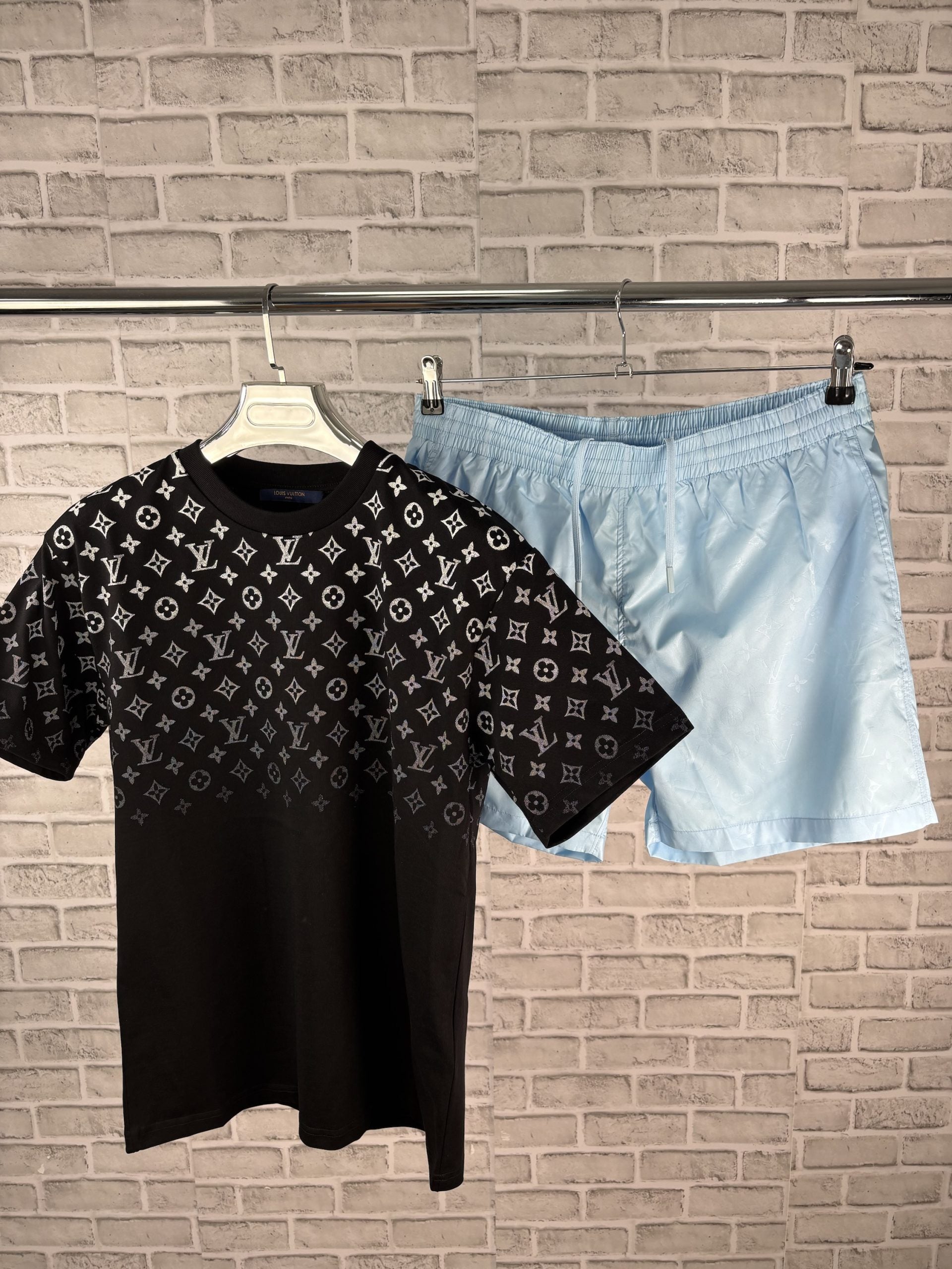 LV SET BLACK SKY BLUE - S image