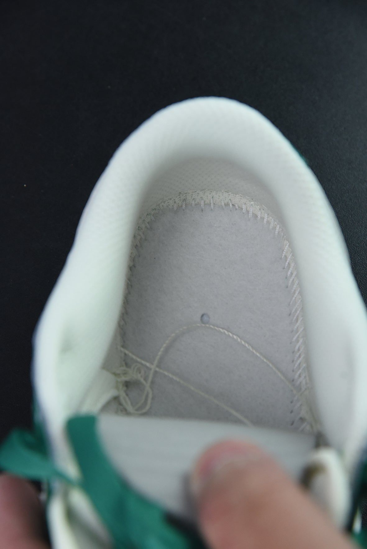 DUNK LOW GREEN/WHITE image 4