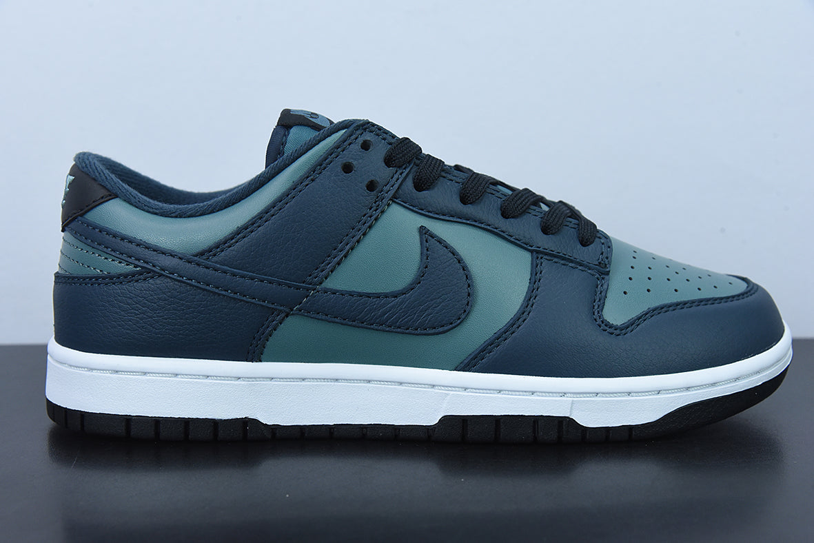 DUNK LOW BLACK/GREEN image 6