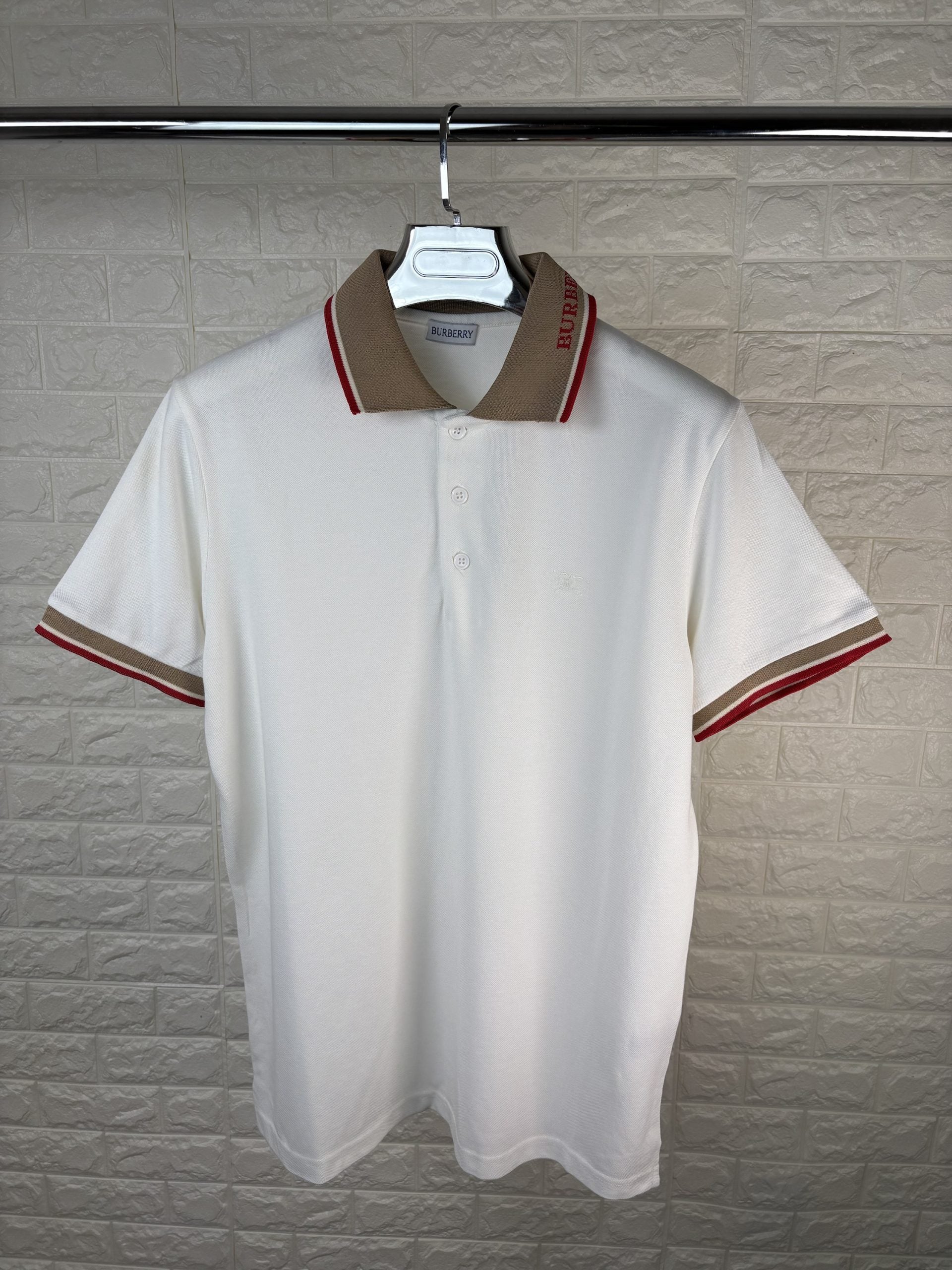 Burb polo white - S image