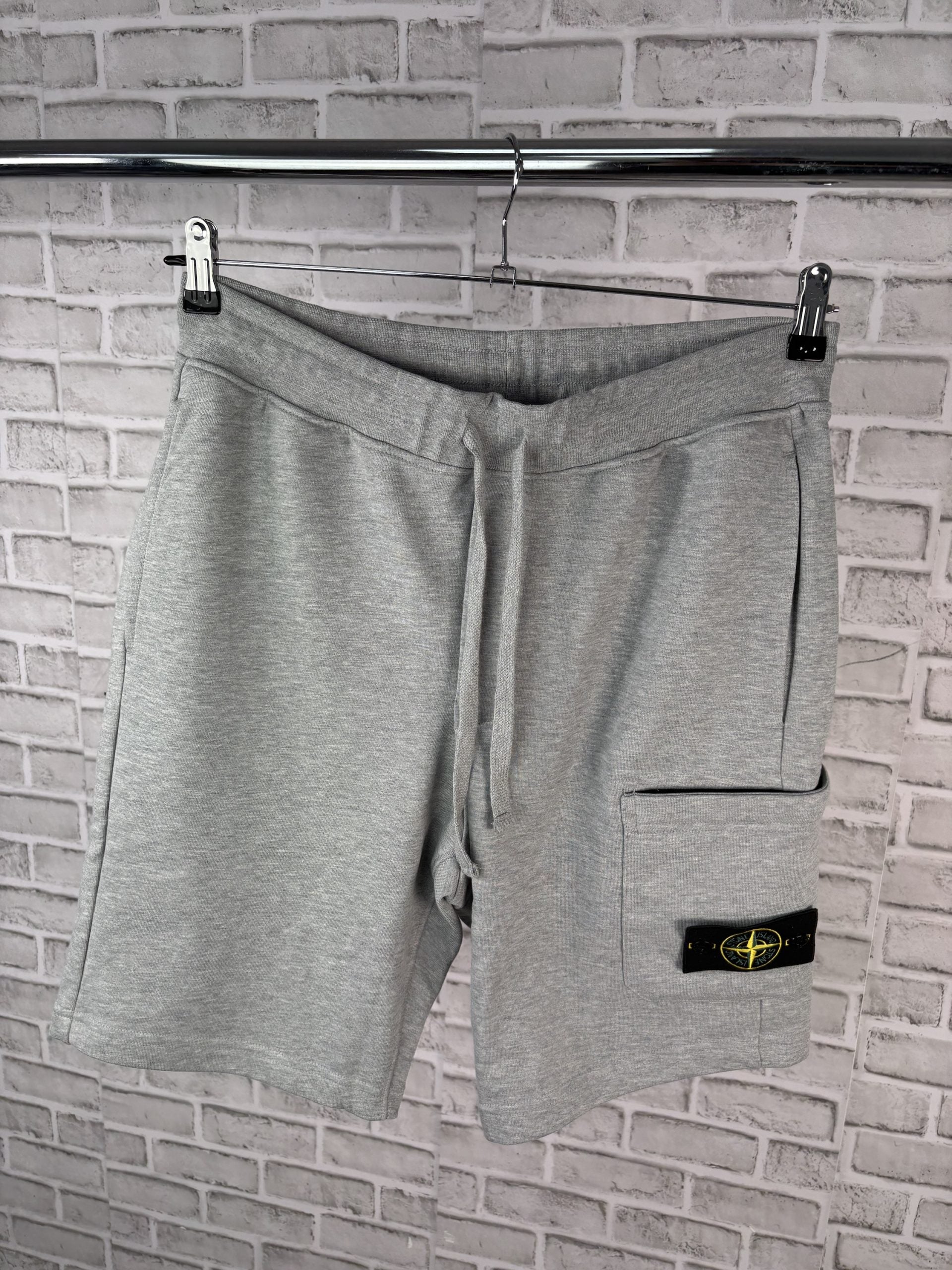STONI COTTON SHORT LIGHT GREY image 0