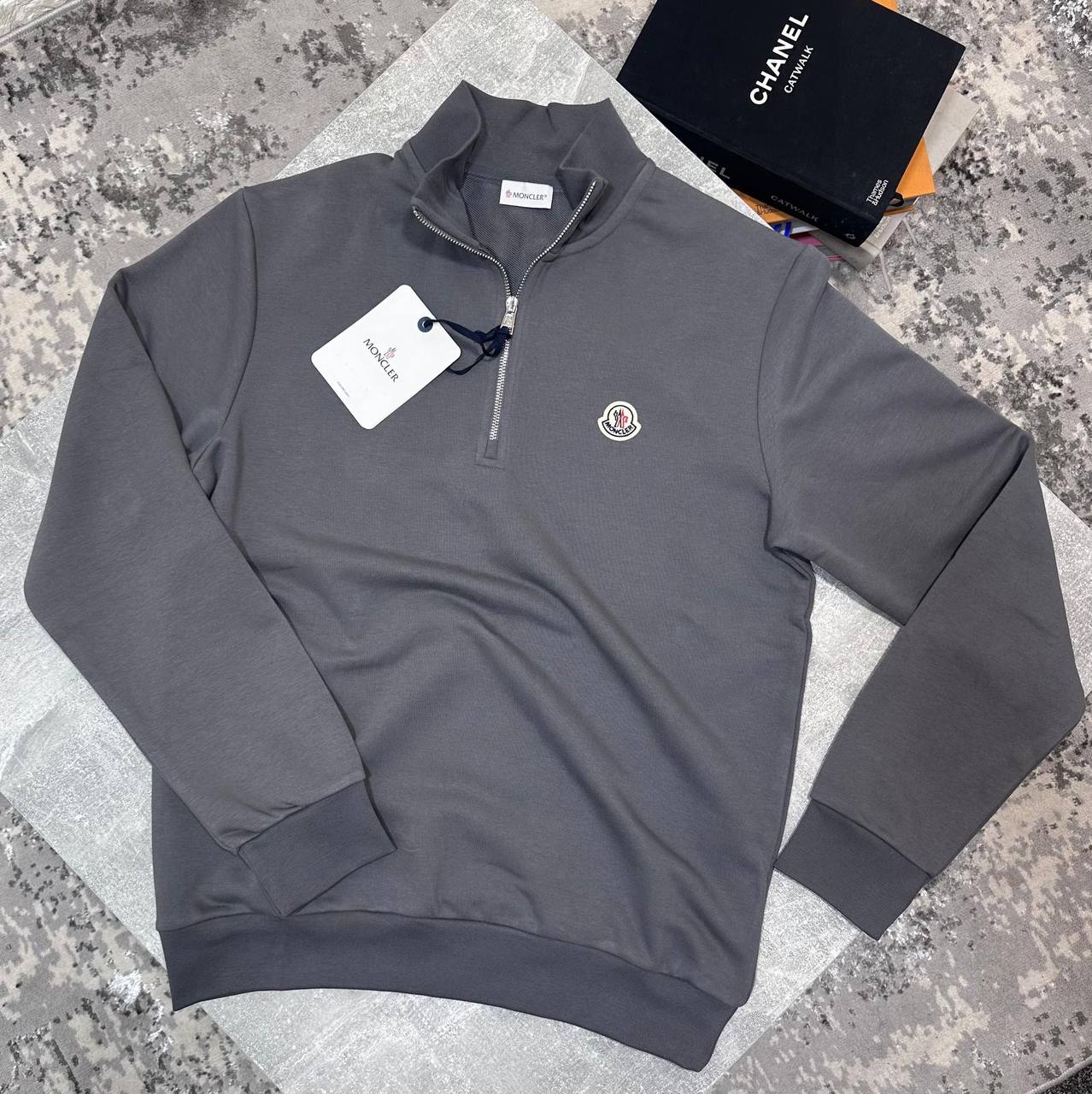 CLER 1/4 Zips Dark Grey image 0