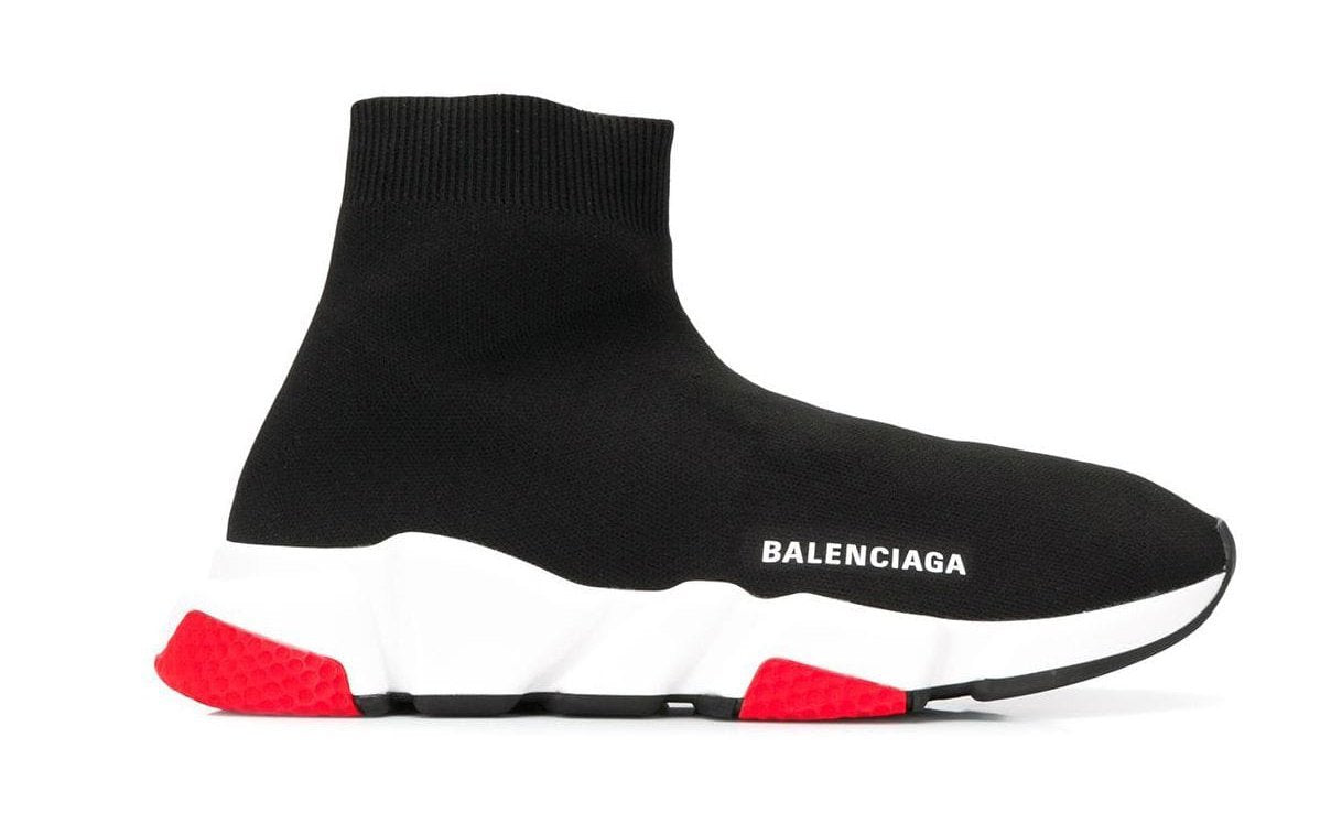 SPEED RUNNER BLACK RED/SOLE image 0