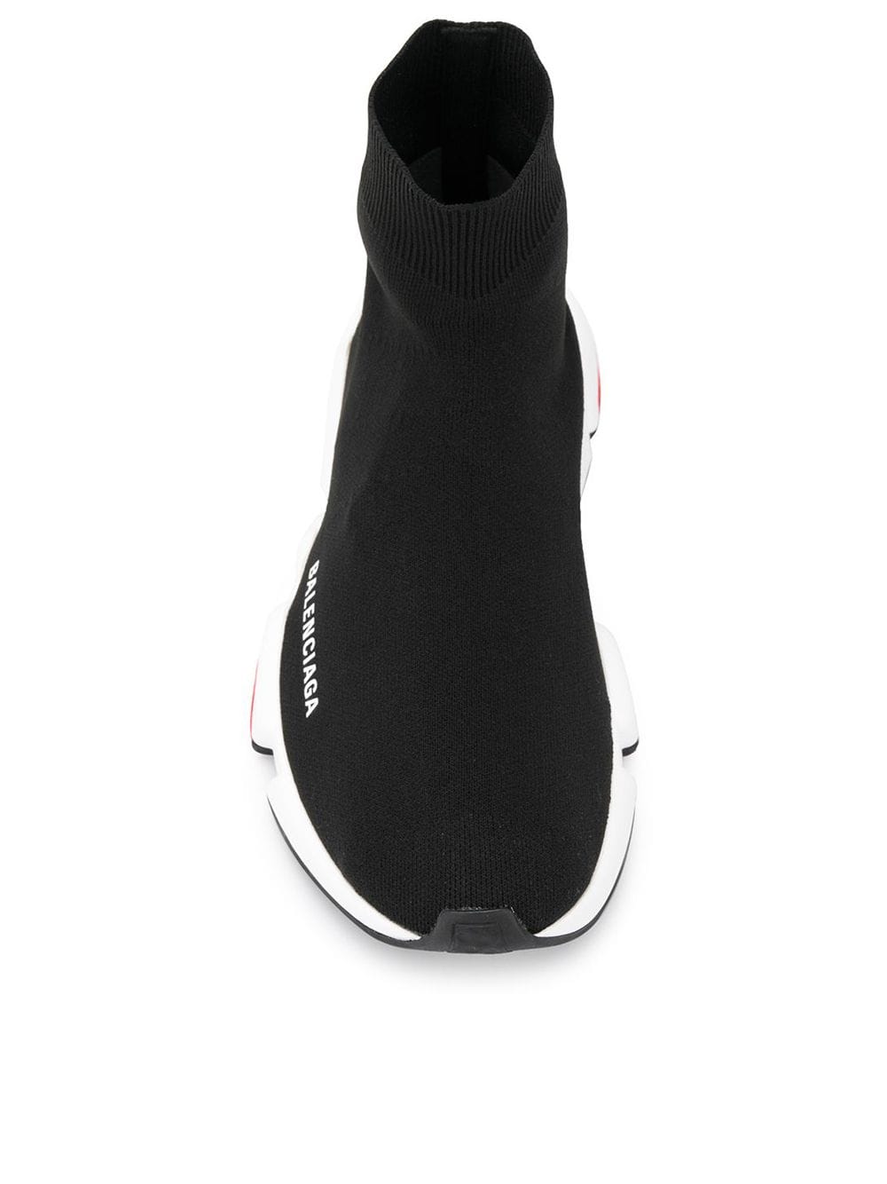SPEED RUNNER BLACK RED/SOLE image 4