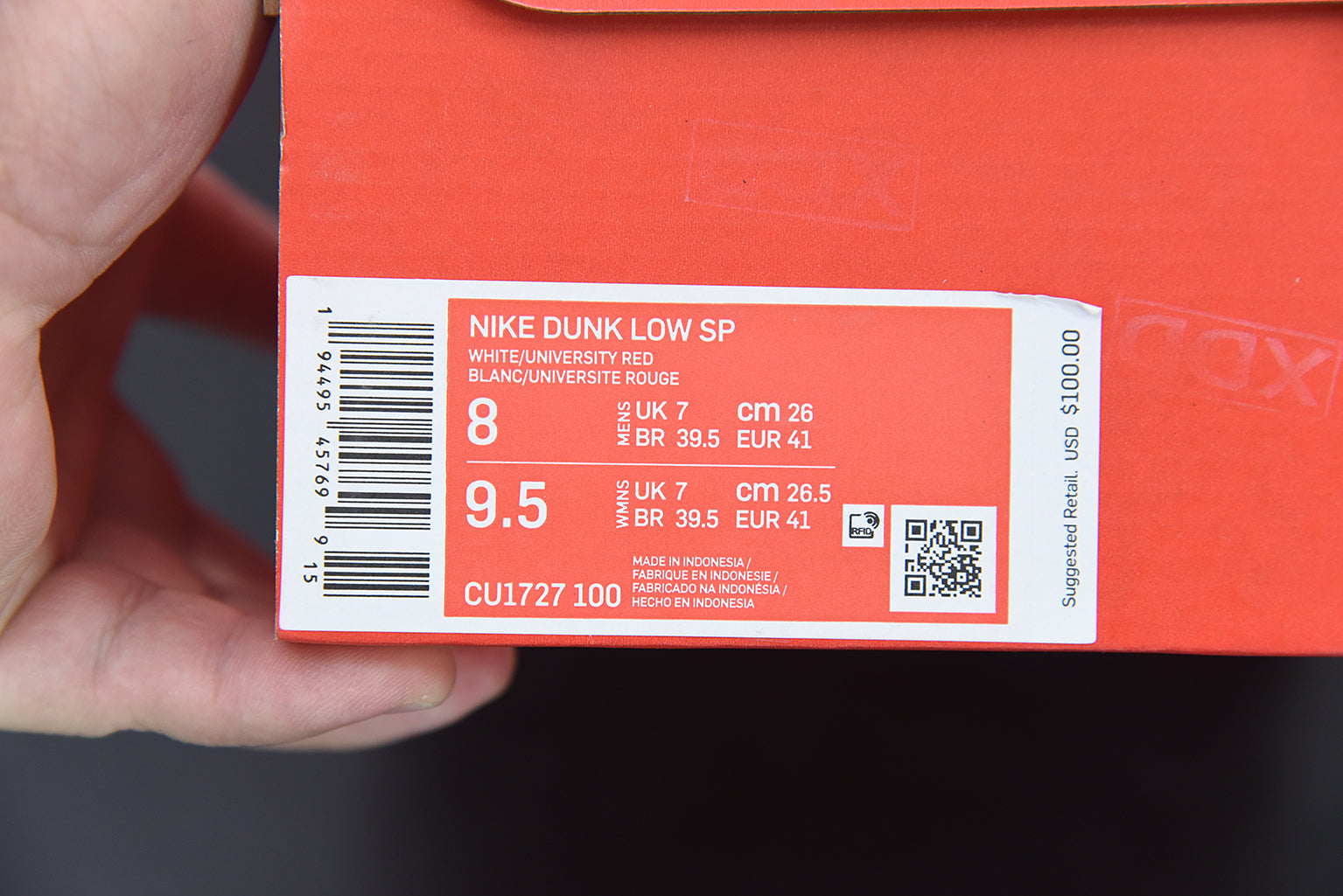 DUNK LOW RED image 5