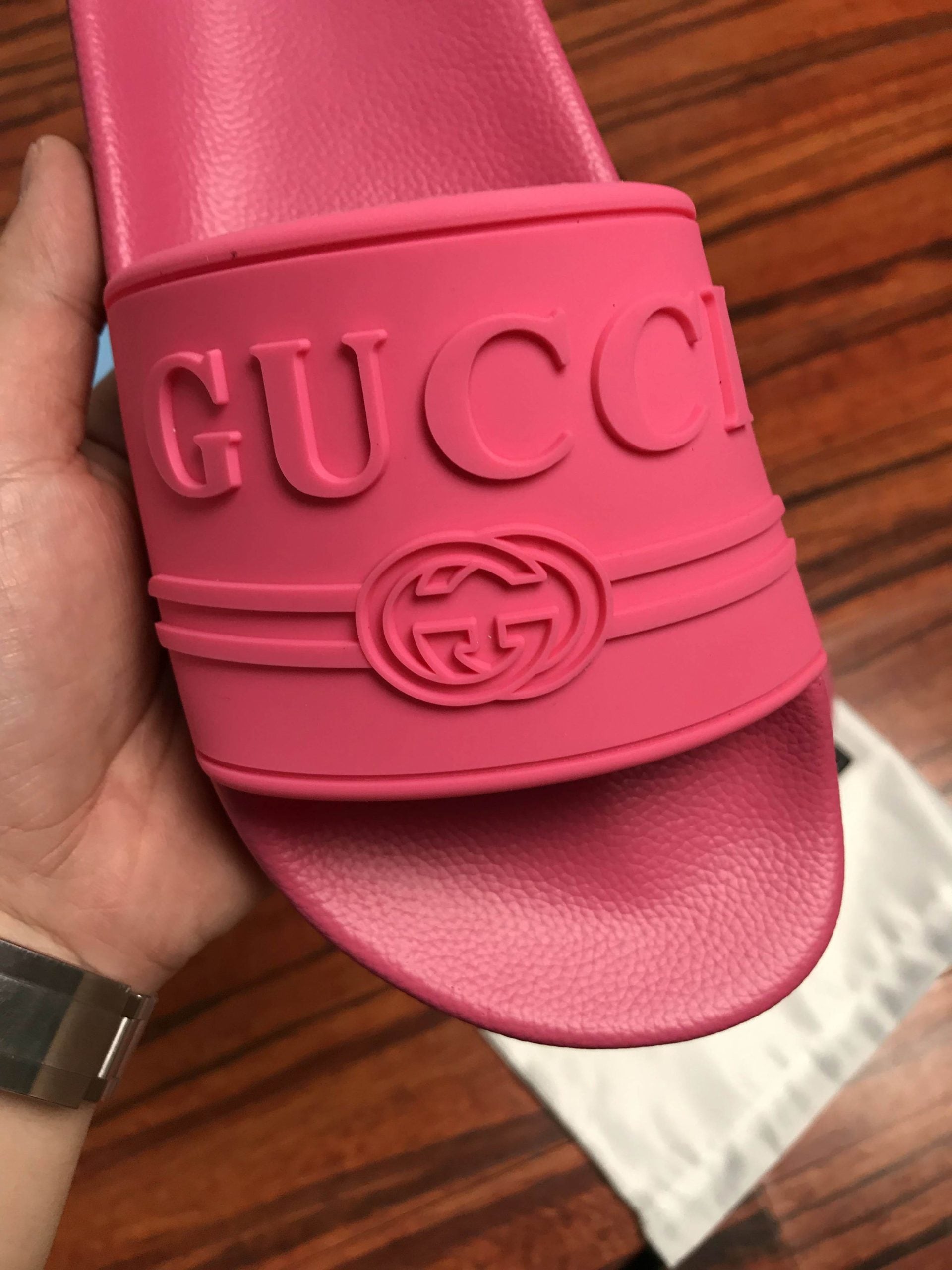 PINK RUBBER SLIDER image 1