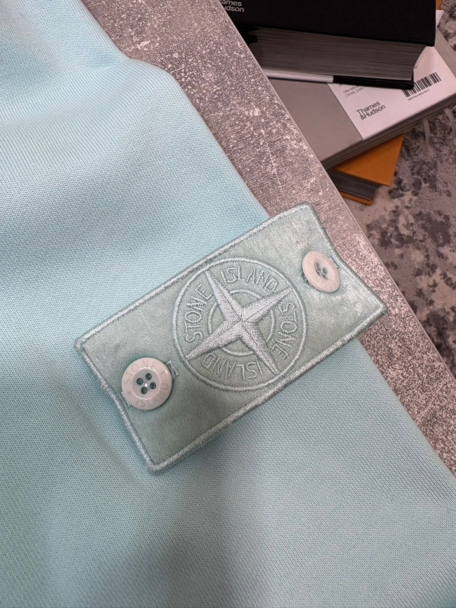 Stone Hoodie Sky Blue image 1