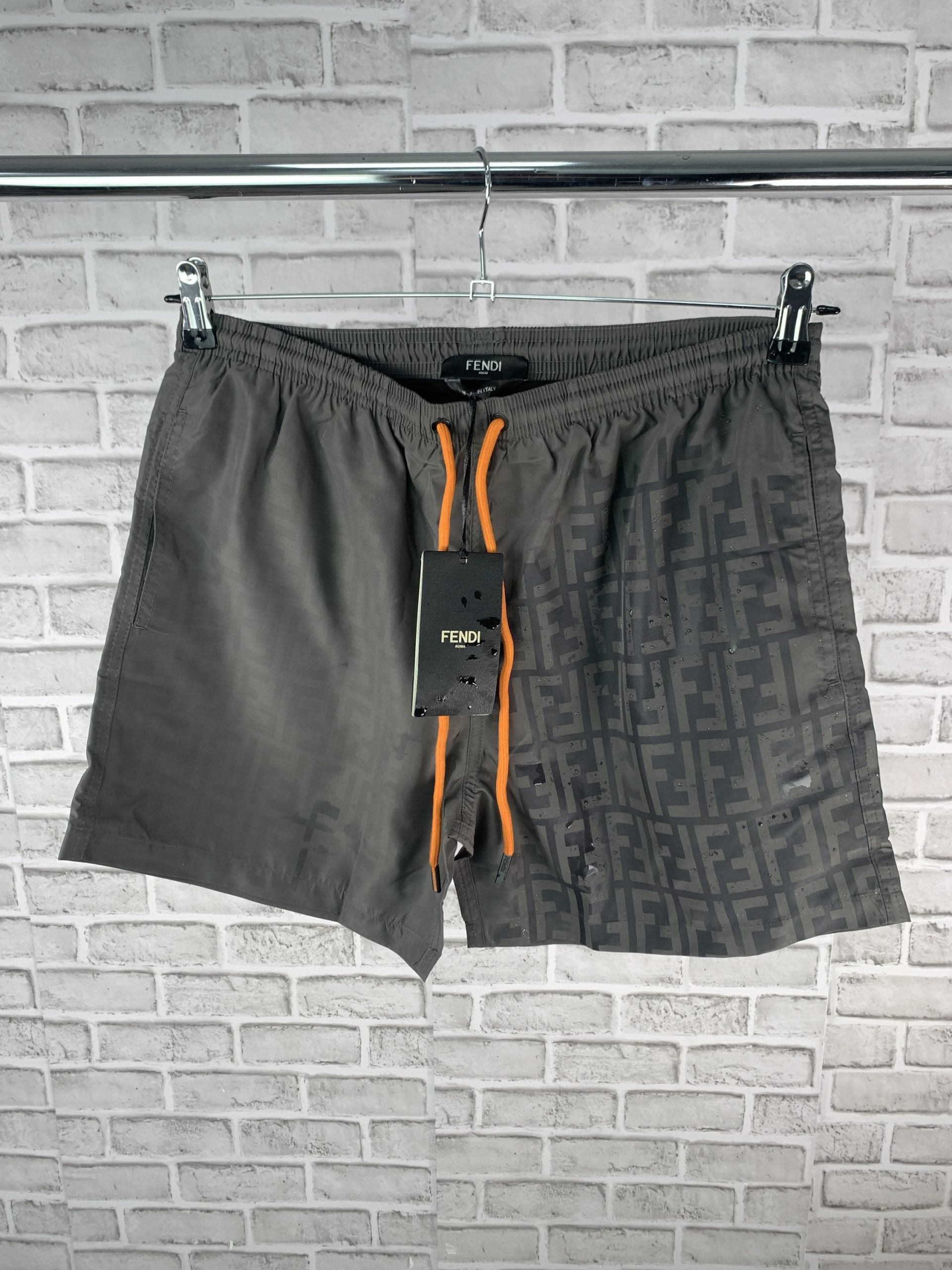 FENDI shorts water reflective 
anthracite - S image