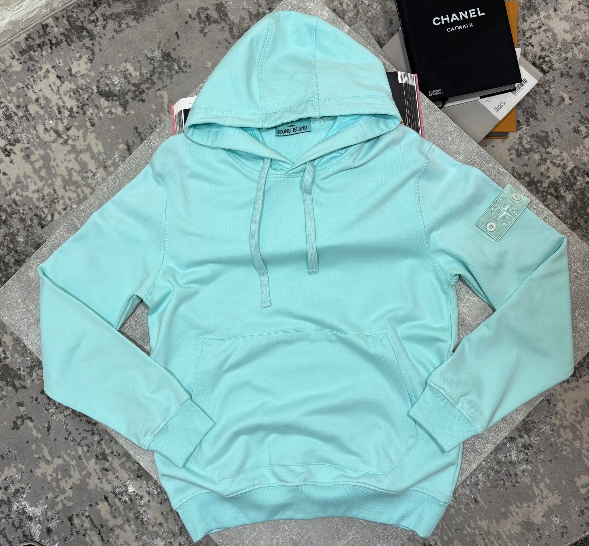 Stone Hoodie Sky Blue image 0